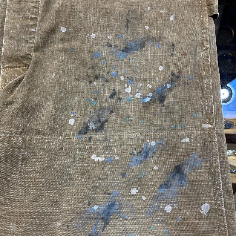 RRL Ralph Lauren RRL Ralph Lauren Splashing ink to make old jumpsuit Size US 32 / EU 48 - 8 Thumbnail
