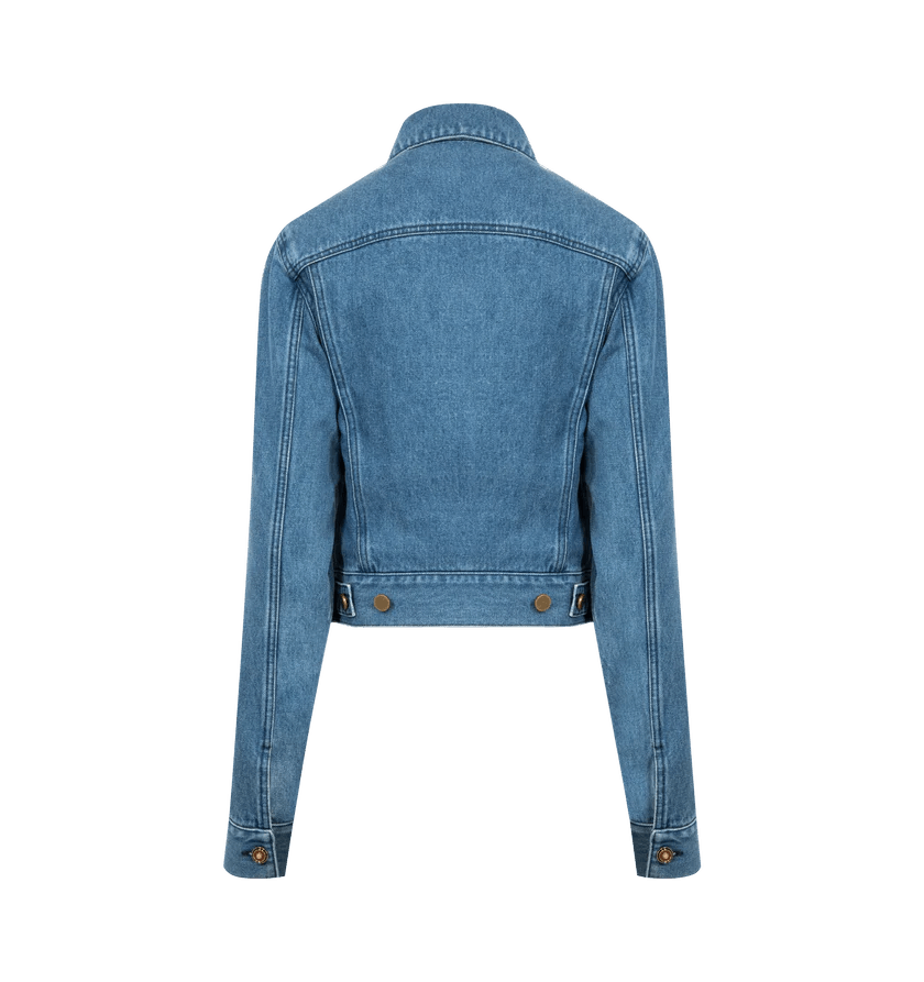Gabriela Hearst o1h1sh11225 Bronte Jacket in Blue Size M / US 6-8 / IT 42-44 - 2 Thumbnail