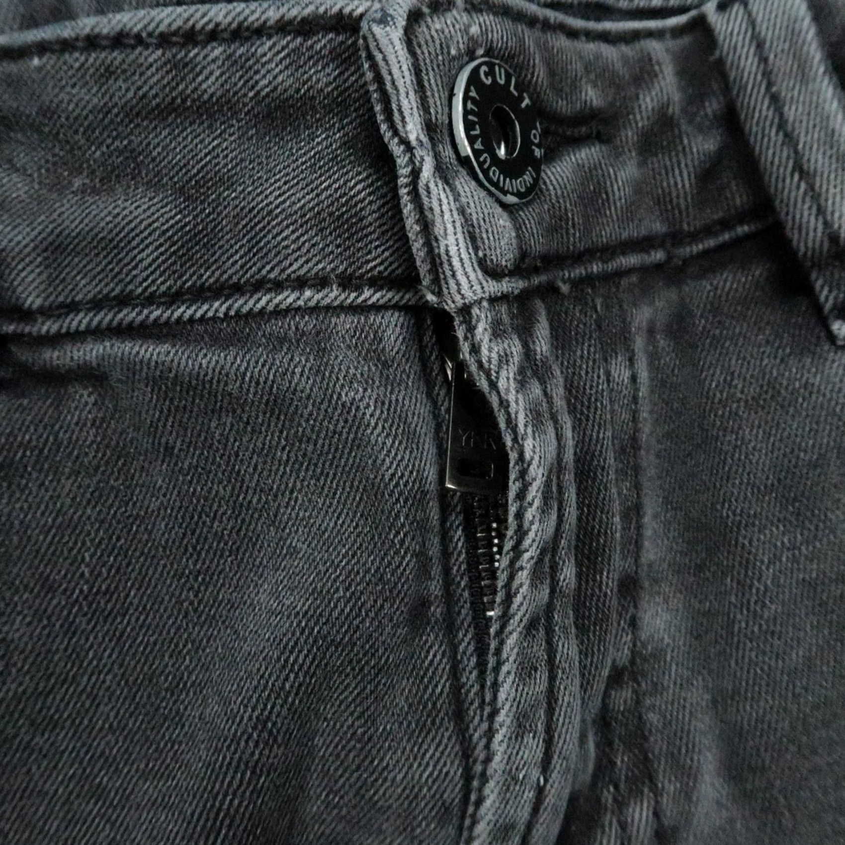 Cult Of Individuality VINTAGE Cult of Individuality Jeans Mens 32x33 Black Rocker Slim 5-Pocket Denim Straight Size US 32 / EU 48 - 5 Thumbnail