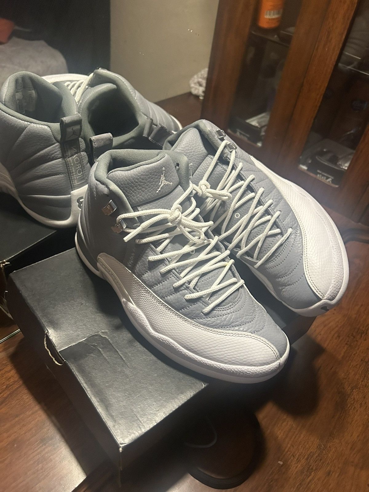 Jordan Brand Air Jordan 12 Retro “Stealth” 2022 👟 ✅ Lightly Worn Size US 10 / EU 43 - 3 Thumbnail