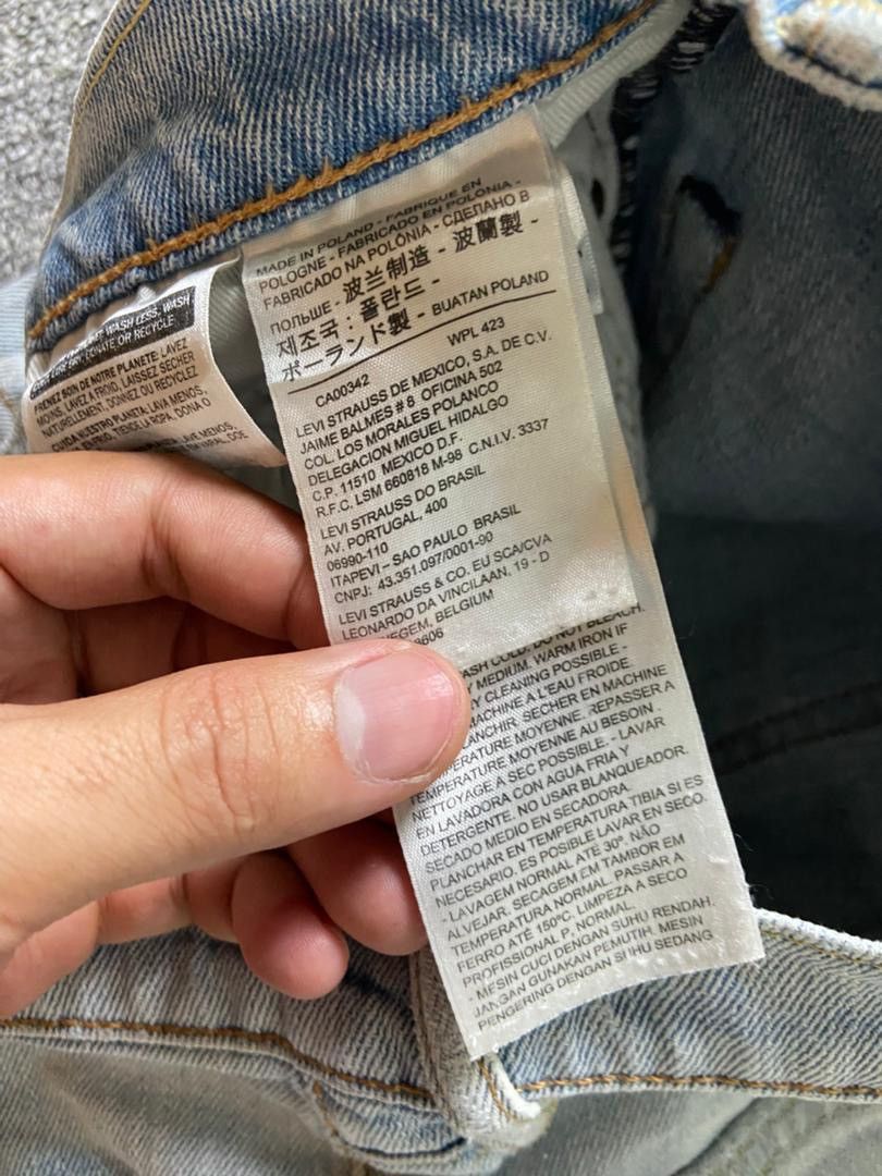 Levi's Levis Strauss Co. White Oak Denim Jeans (184) Size US 28 / EU 44 - 6 Thumbnail