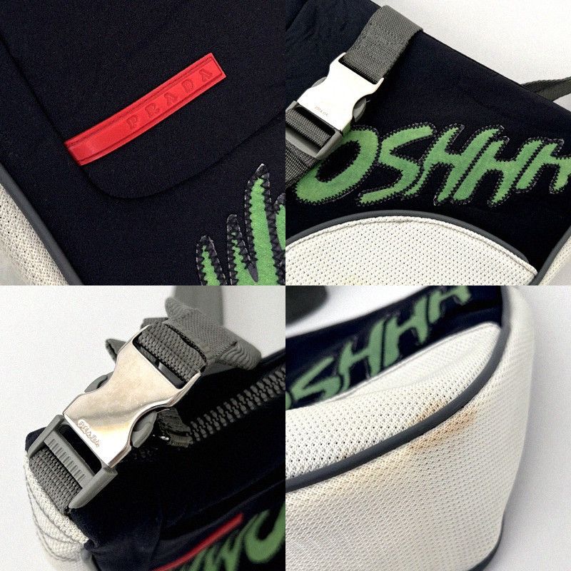 Prada Prada Sports woosh patch messenger bag Size ONE SIZE - 11 Thumbnail