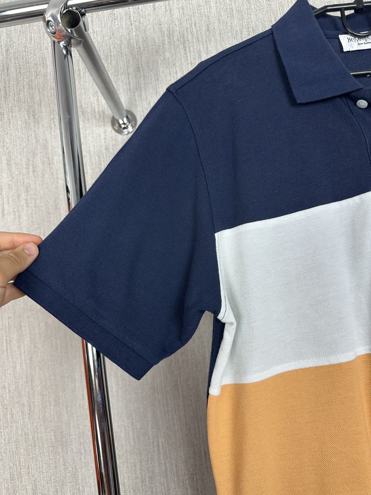 Vintage × Yves Saint Laurent Vintage Yves Saint Lauren mini Logo Polo shirt YSL Polo Size US L / EU 52-54 / 3 - 5 Thumbnail