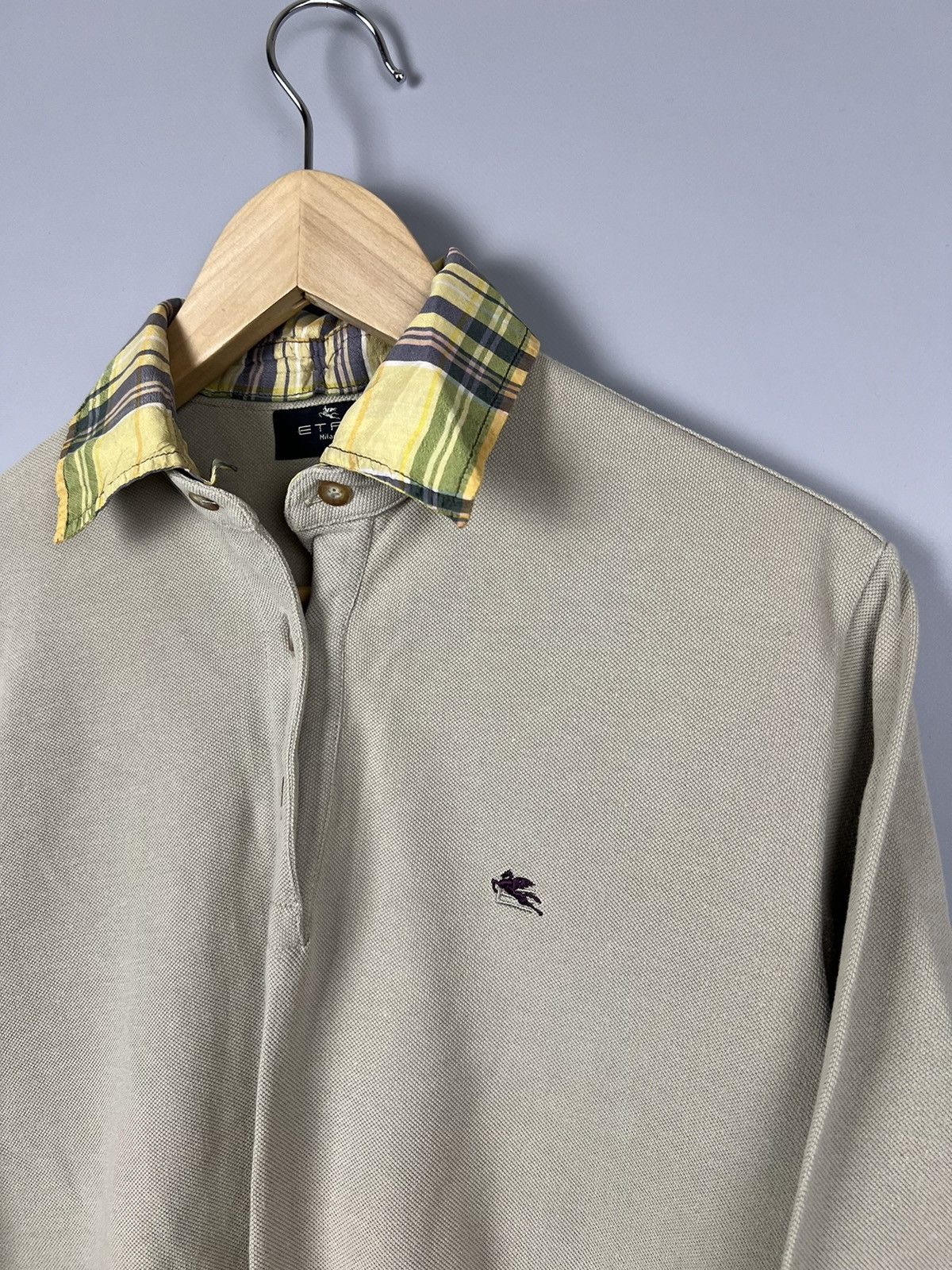 Etro Etro cotton Dress / Rugby Shirt with removable collar rare Size L / US 10 / IT 46 - 2 Thumbnail