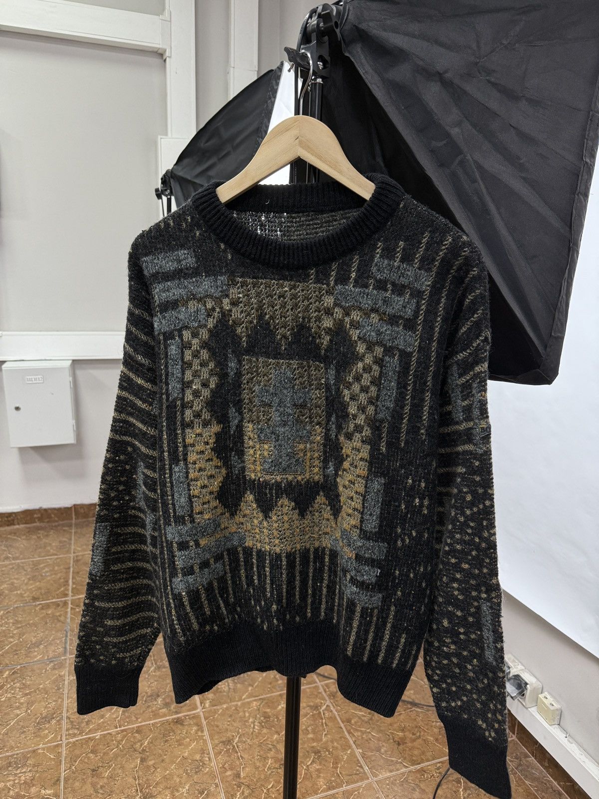 Hugo Boss 🇮🇹 Vintage 90s Hugo Boss Archive Knit Sweaters Made in Italy Size US M / EU 48-50 / 2 - 2 Thumbnail