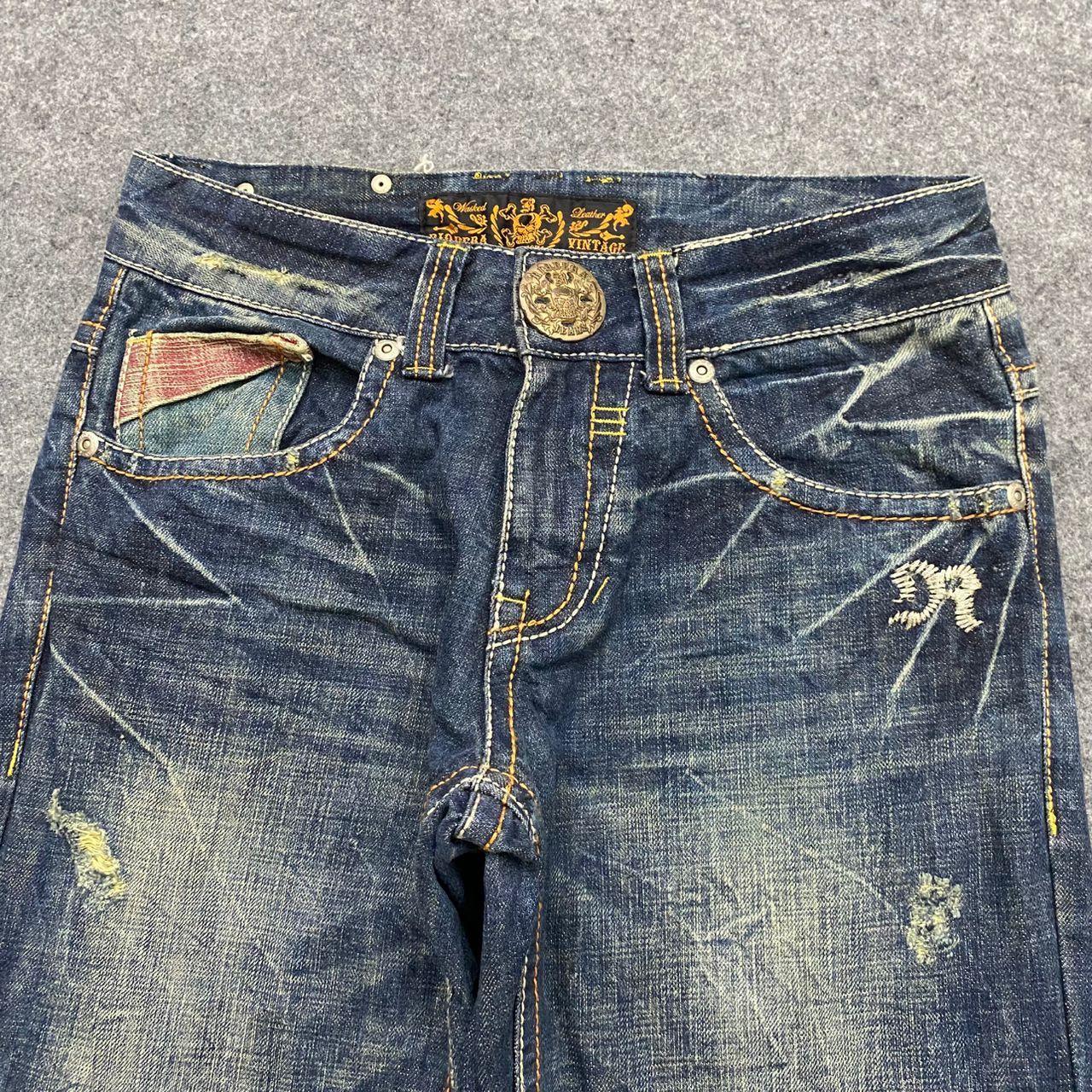If Six Was Nine 💥Best Offer💥Vintage Riobera Jeans Distressed Denim Size US 30 / EU 46 - 14 Thumbnail