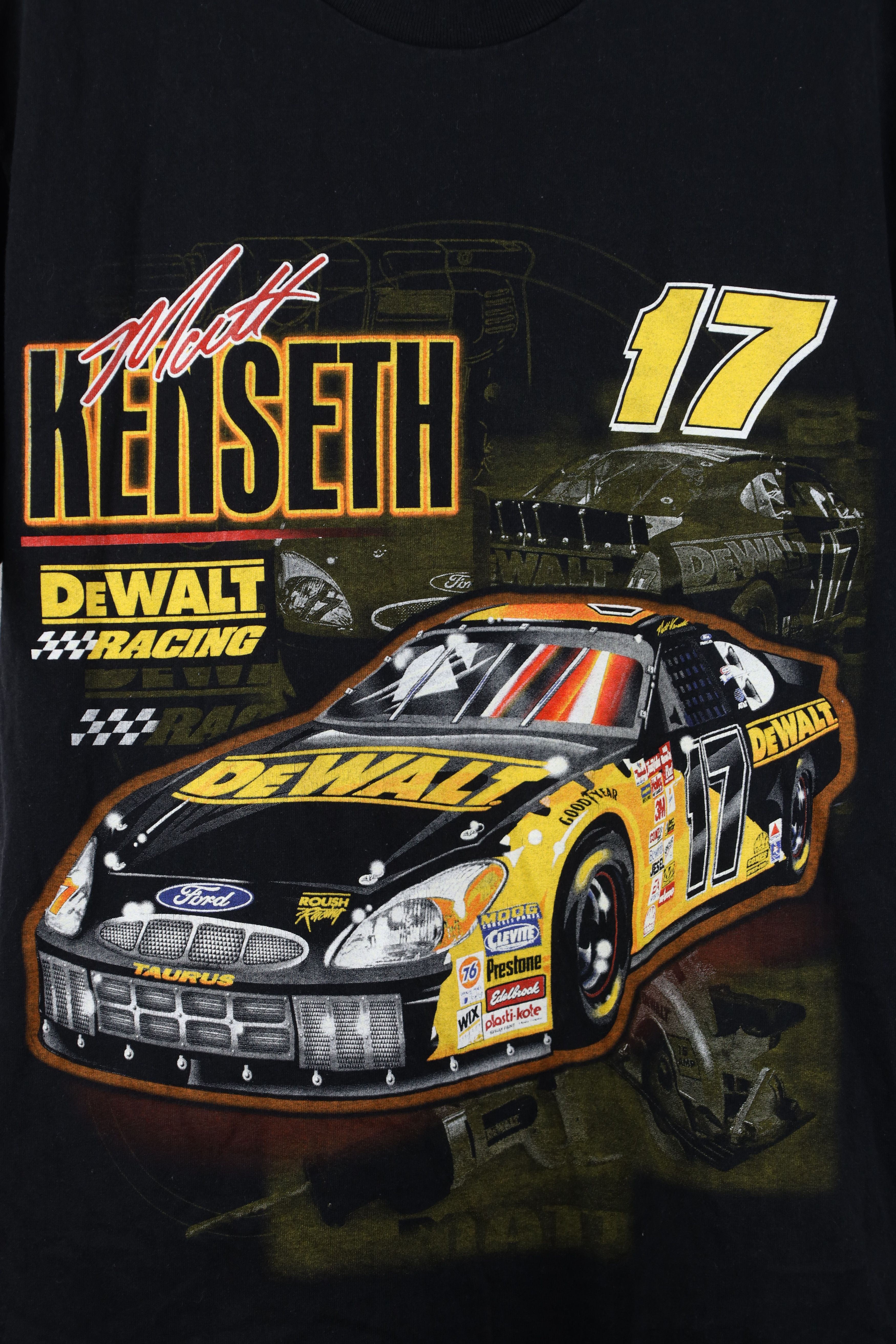 Vintage Vintage Y2K 2001 NASCAR Matt Kenseth DeWalt Racing T-Shirt Size US M / EU 48-50 / 2 - 4 Thumbnail