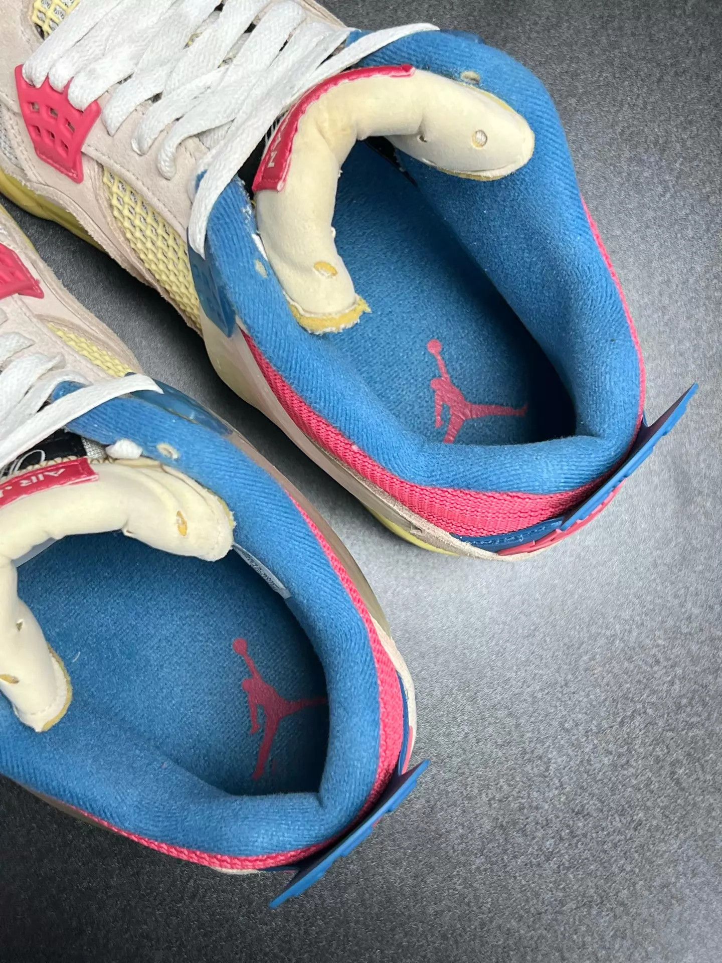 Nike AJ4 UNION Pink Blue Mid 44 With Box Size US 11 / EU 44 - 4 Thumbnail