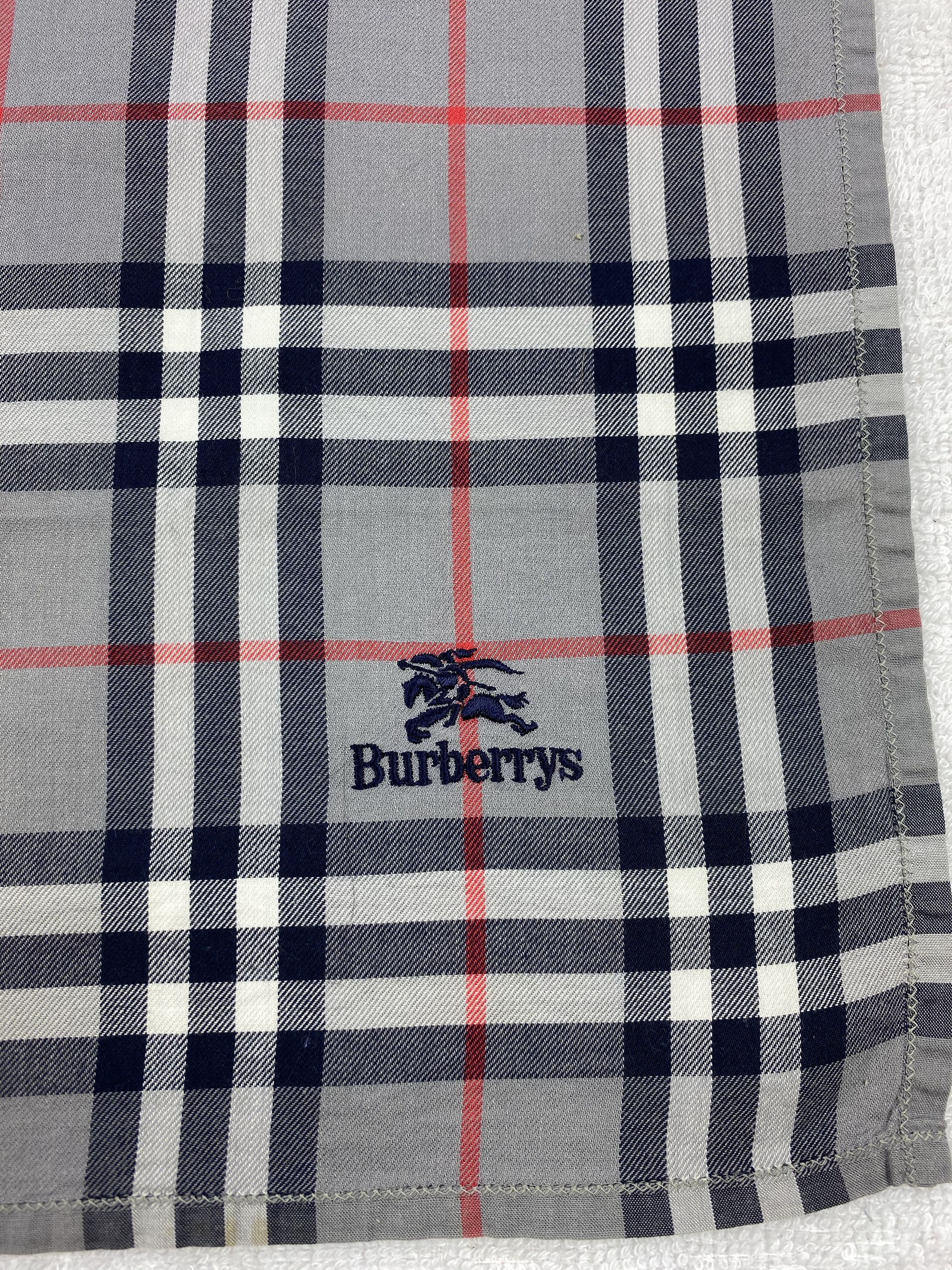 Burberry Vintage Burberry Handkerchief / Bandana / Neckerchief Size ONE SIZE - 5 Thumbnail