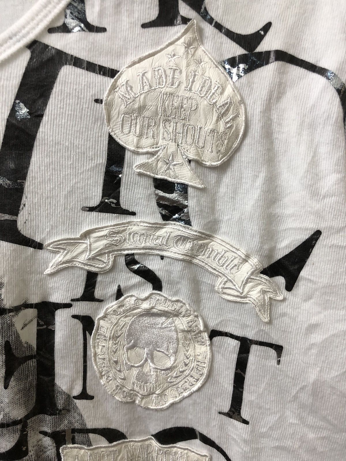If Six Was Nine ⚡️On Sale⚡️Japanese Brand Gothic Punk Poem Skull Style Size US M / EU 48-50 / 2 - 2 Thumbnail