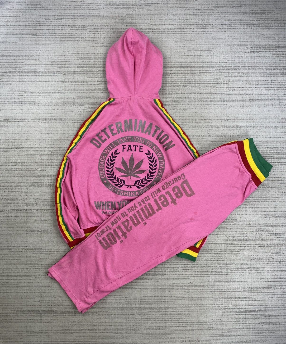 Vintage Vintage Dia Star Marijuana Rasta Style Hoodie Size US M / EU 48-50 / 2 - 1 Thumbnail