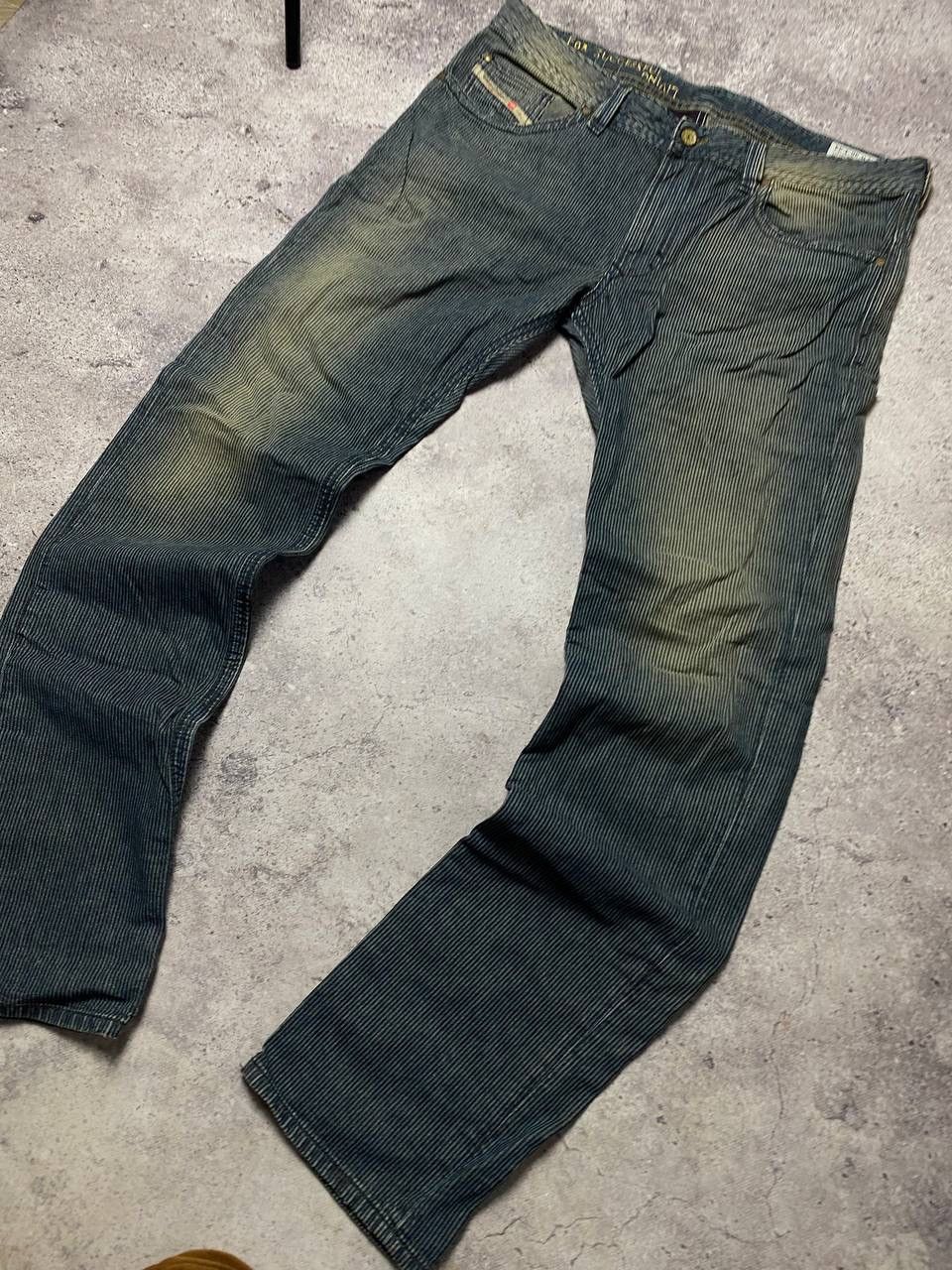 Diesel × If Six Was Nine × Le Grande Bleu (L.G.B.) Vintage Diesel Thavar Junya Watanabe style Faded Pants Size US 36 / EU 52 - 2 Thumbnail