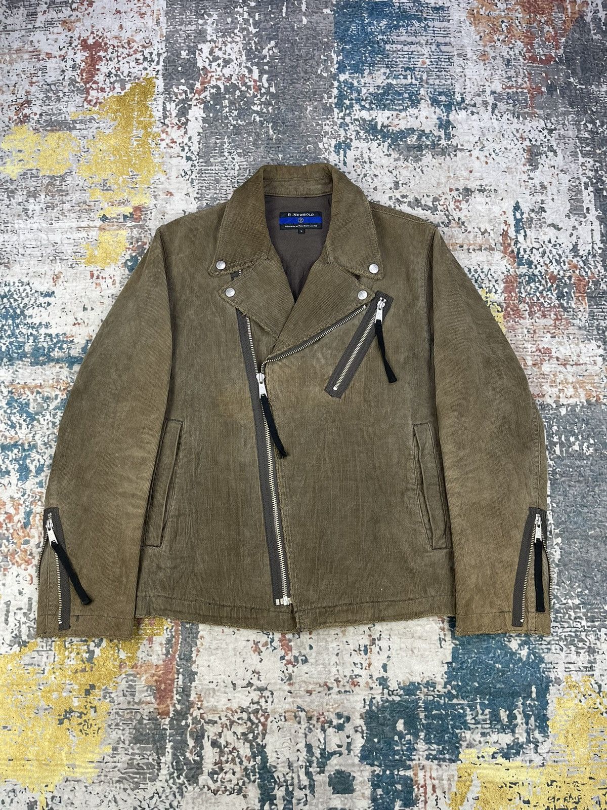 Seditioneries Punk Style R.Newbold Double Collar Corduroy