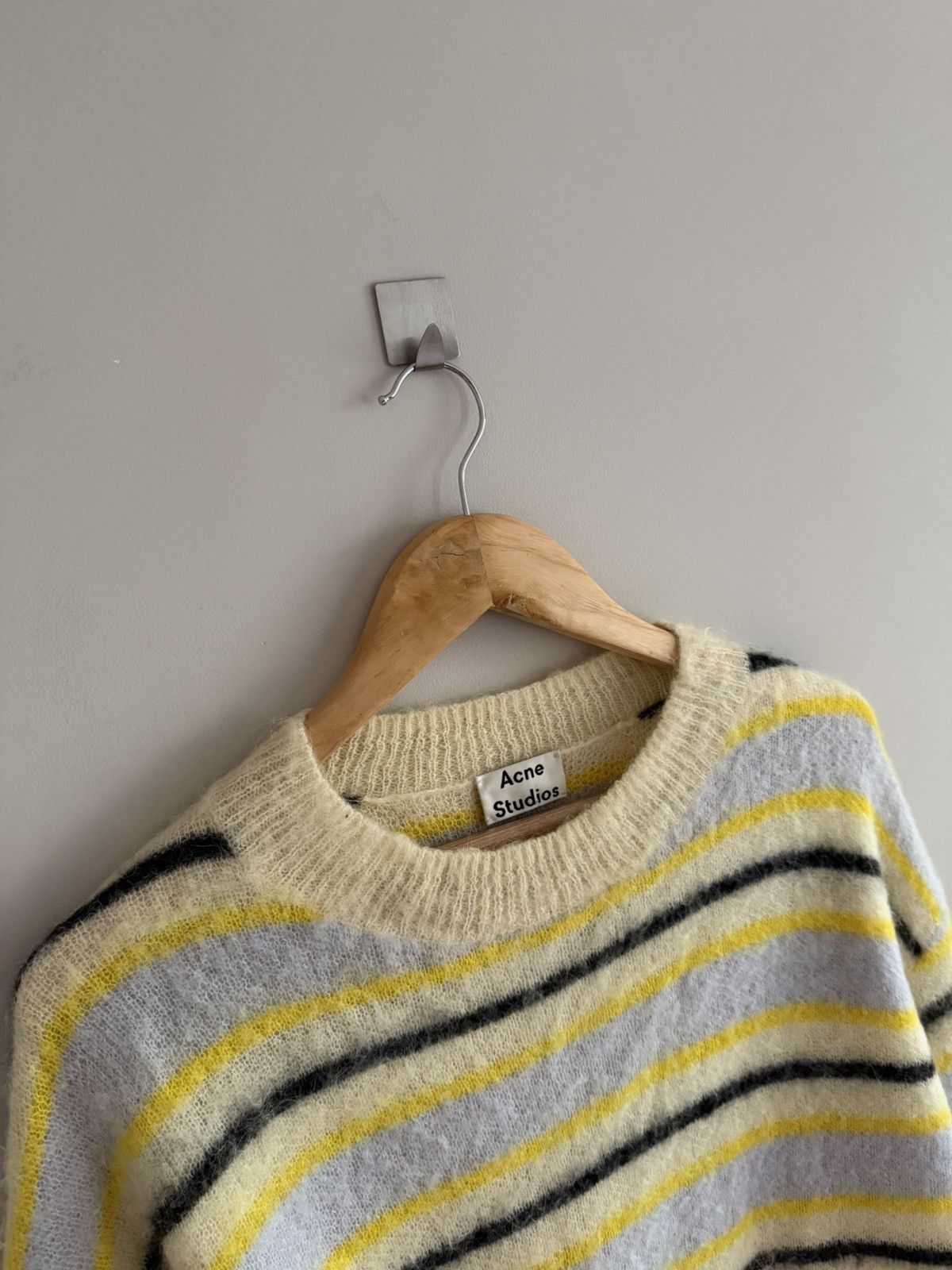 Acne Studios Acne Studios Alpaca Wool Striped Knit Sweater Size S / US 4 / IT 40 - 2 Thumbnail