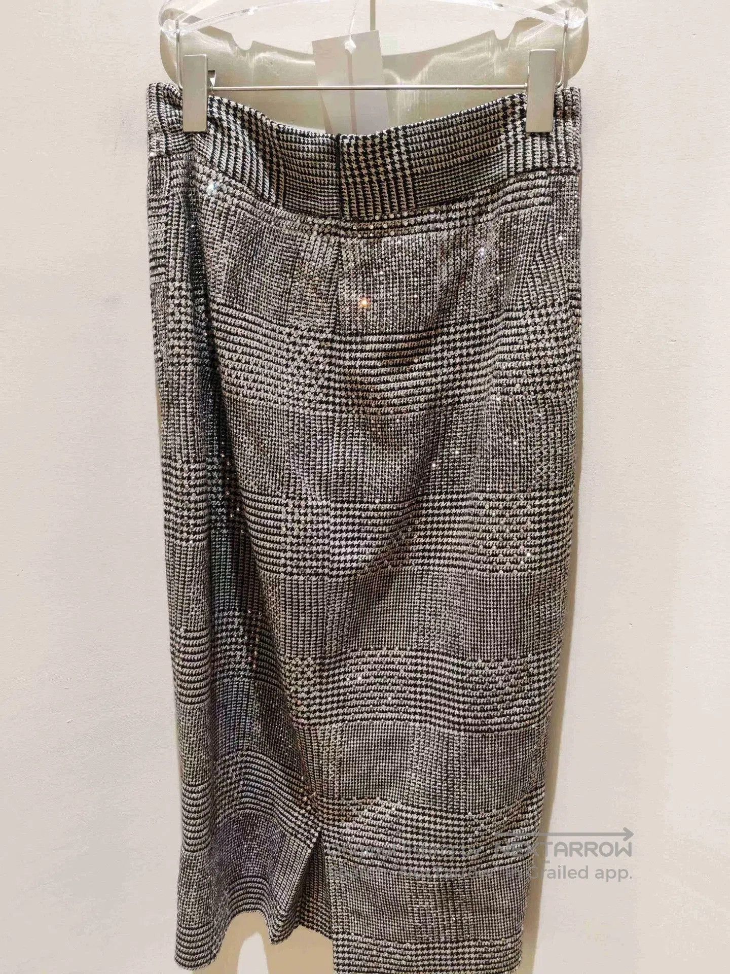 Ermanno Scervino Ermanno Scervino Rhinestone Pencil Skirt. Size 41" - 2 Thumbnail