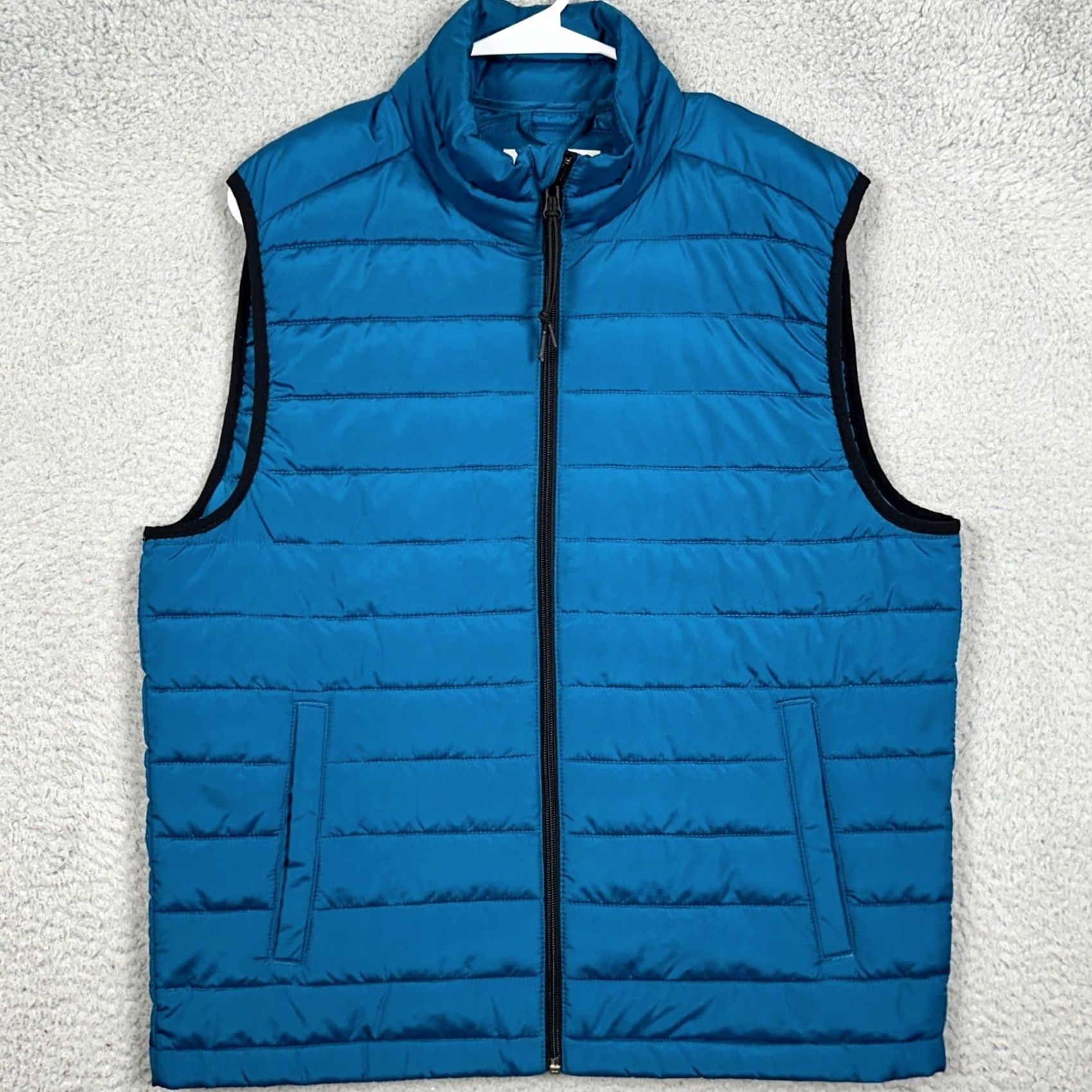 Aeropostale AeroPostale Remixed Down Puffer Vest Men M Blue Full Zip Pocket Outdoor EUC Size US M / EU 48-50 / 2 - 2 Thumbnail