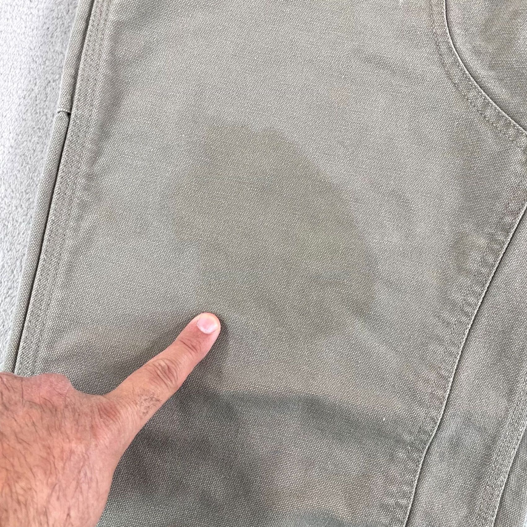 Carhartt Carhartt Utility Double Knee Washed Duck Pants Men 34x35 Grey Loose Fit WorkWear Size US 34 / EU 50 - 3 Thumbnail