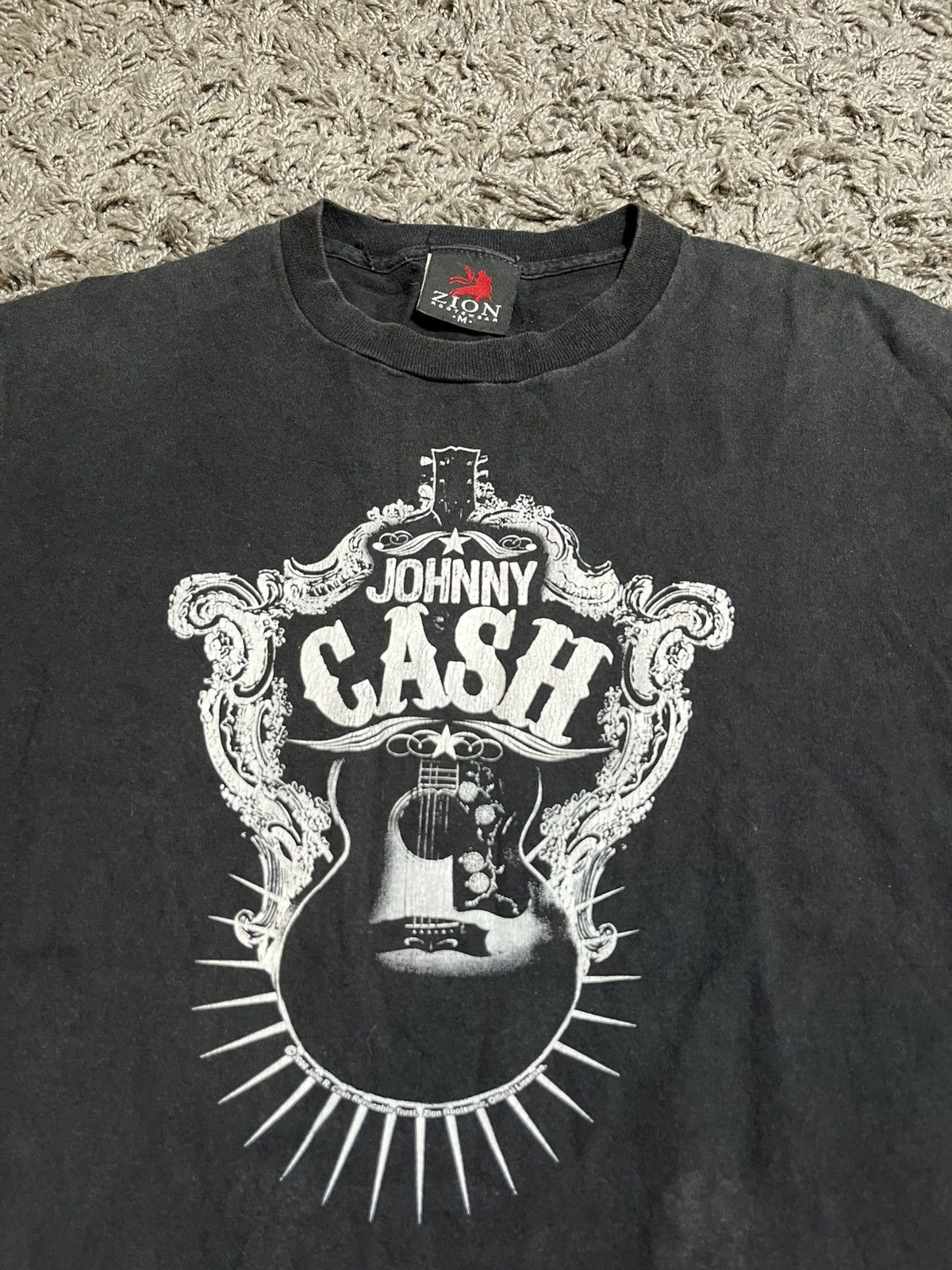 Band Tees JOHNY CASH VINTAGE 2000s COTTON BAND TEES MENS T-SHIRT Size US M / EU 48-50 / 2 - 2 Thumbnail