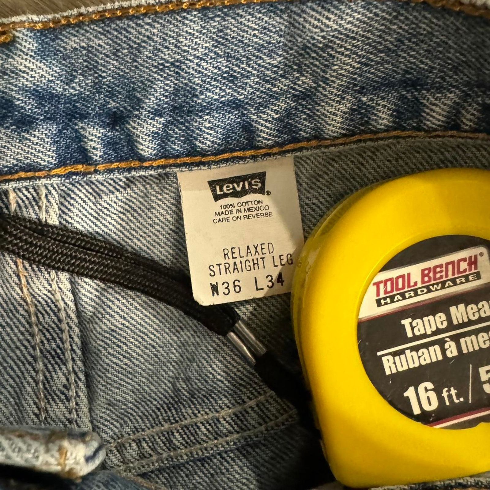 Levi's Vintage levis 550 relaxed fit Size US 36 / EU 52 - 6 Thumbnail
