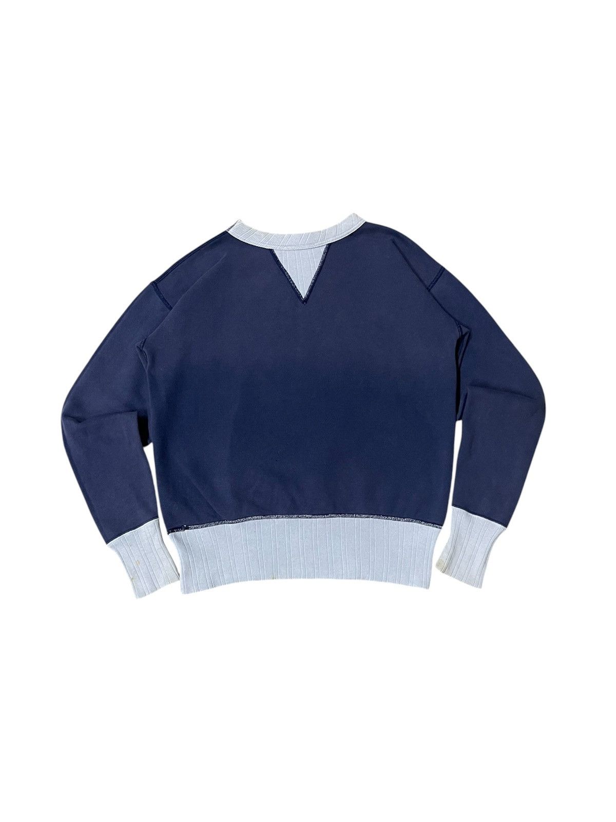 Full Count & Co. 90s FULLCOUNT WINDSHIELD DOUBLE V SUNFADED SWEATSHIRT Size US S / EU 44-46 / 1 - 2 Thumbnail