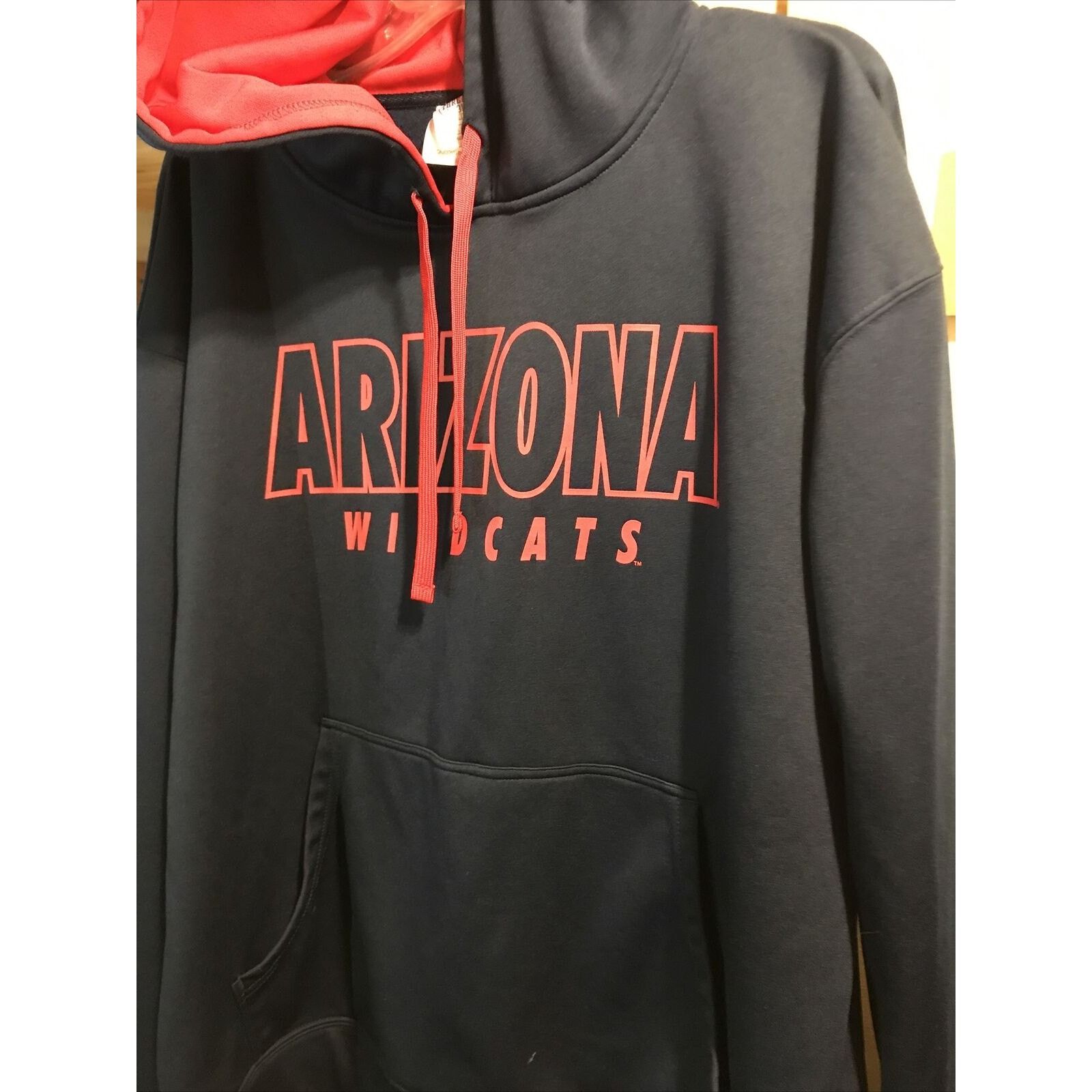 Other Arizona Wildcats Mens XL Navy Blue Hood Polyester Sweatshirt Size US XL / EU 56 / 4 - 7 Thumbnail