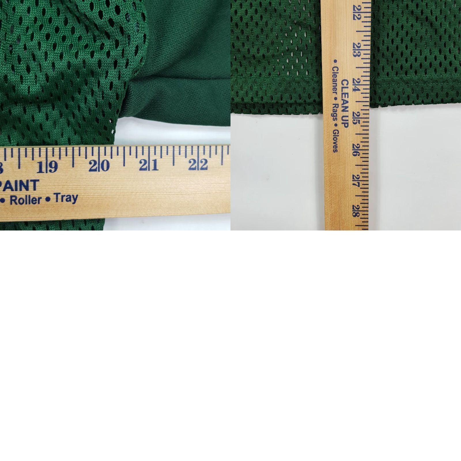 Reebok VINTAGE Reebok Green Football Jersey T-Shirt Men XL Warmup Dark Green Y2K Short Sleeve V-Neck Graphic Print 90s Retro Sports Casual Mens Size US XL / EU 56 / 4 - 9 Thumbnail