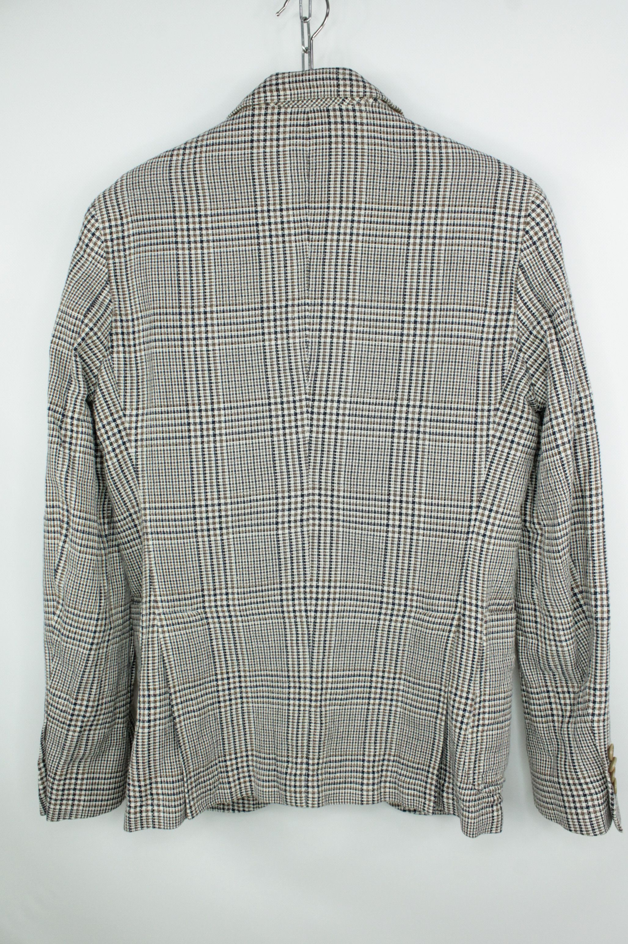 Paoloni Paoloni Knit Cotton Linen Sport Coat Blazer Jacket Men's Size US XS / EU 42 / 0 - 6 Thumbnail