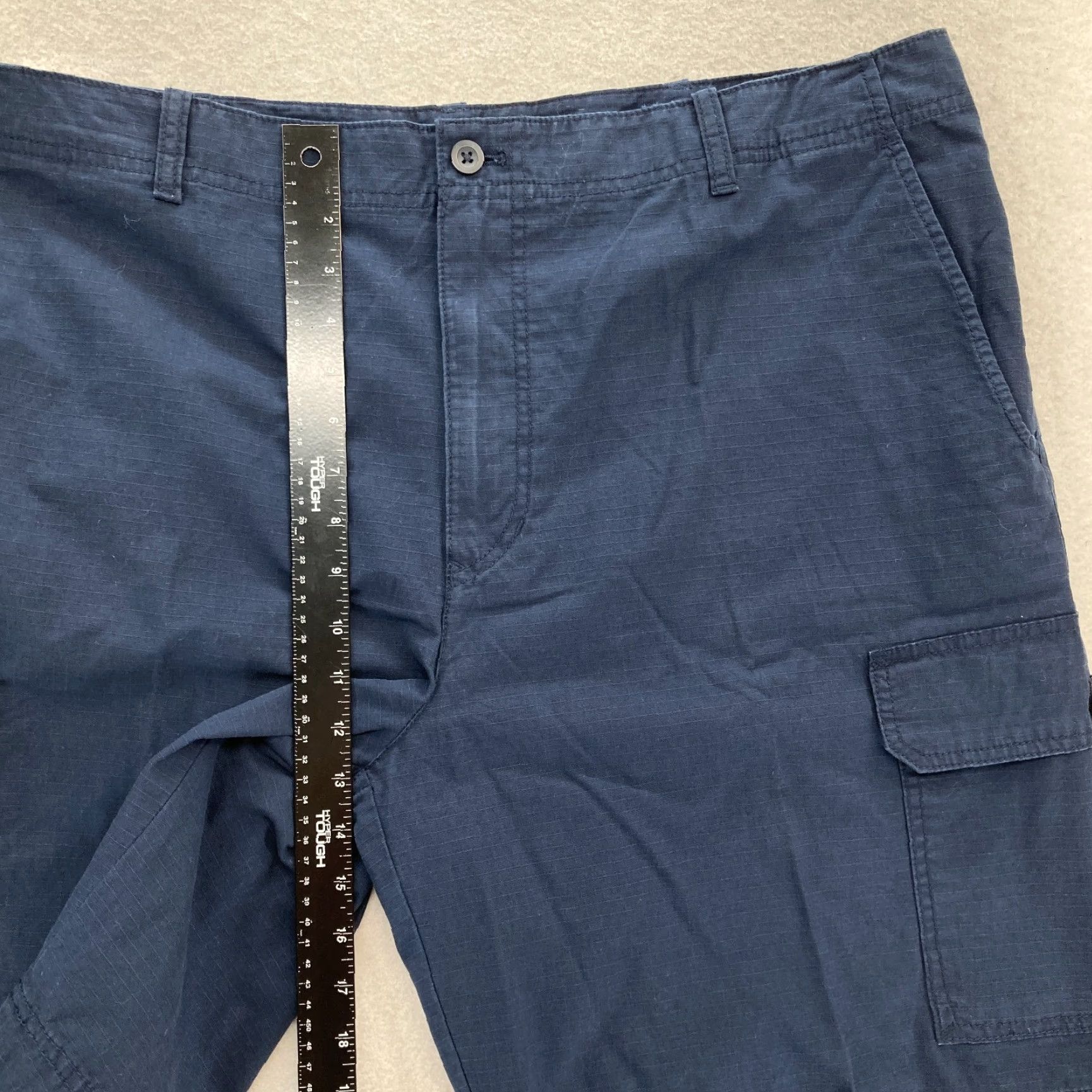 Izod IZOD Cargo Shorts Mens 42 Navy Blue Casual Outdoors Hiking Travel NWT Ripstop Cargo Short's Navy Blue 42 Mens Size US 42 / EU 58 - 7 Thumbnail