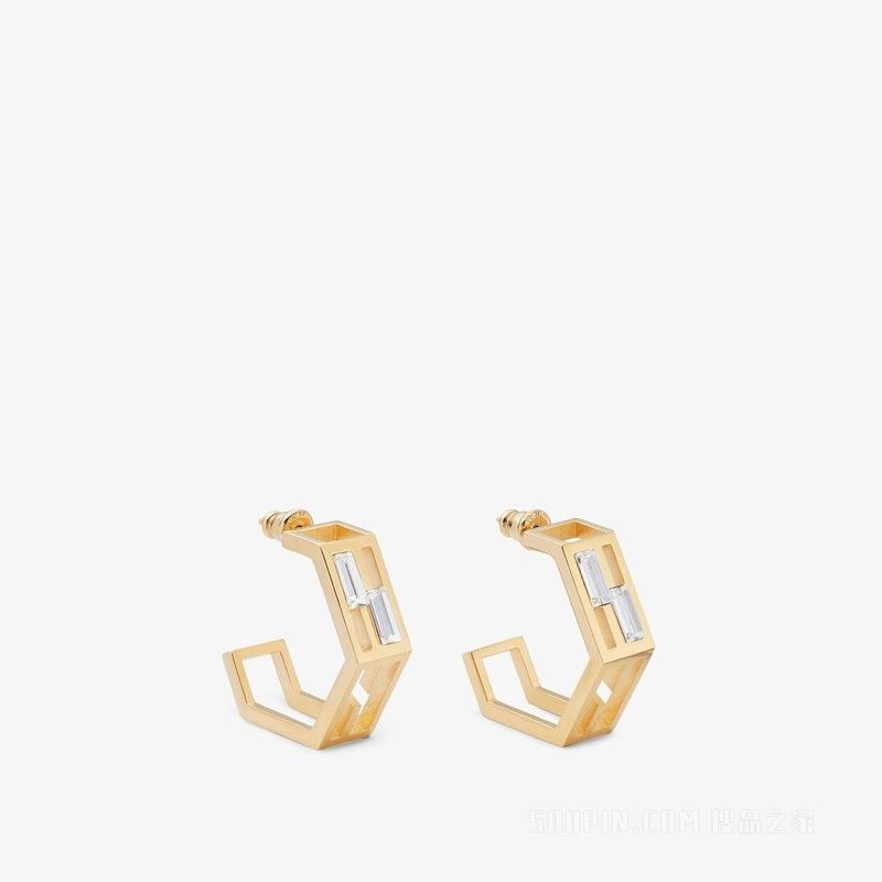 Fendi o1loc1c0824 Size: OS / Earrings in Golden Size ONE SIZE - 1 Preview