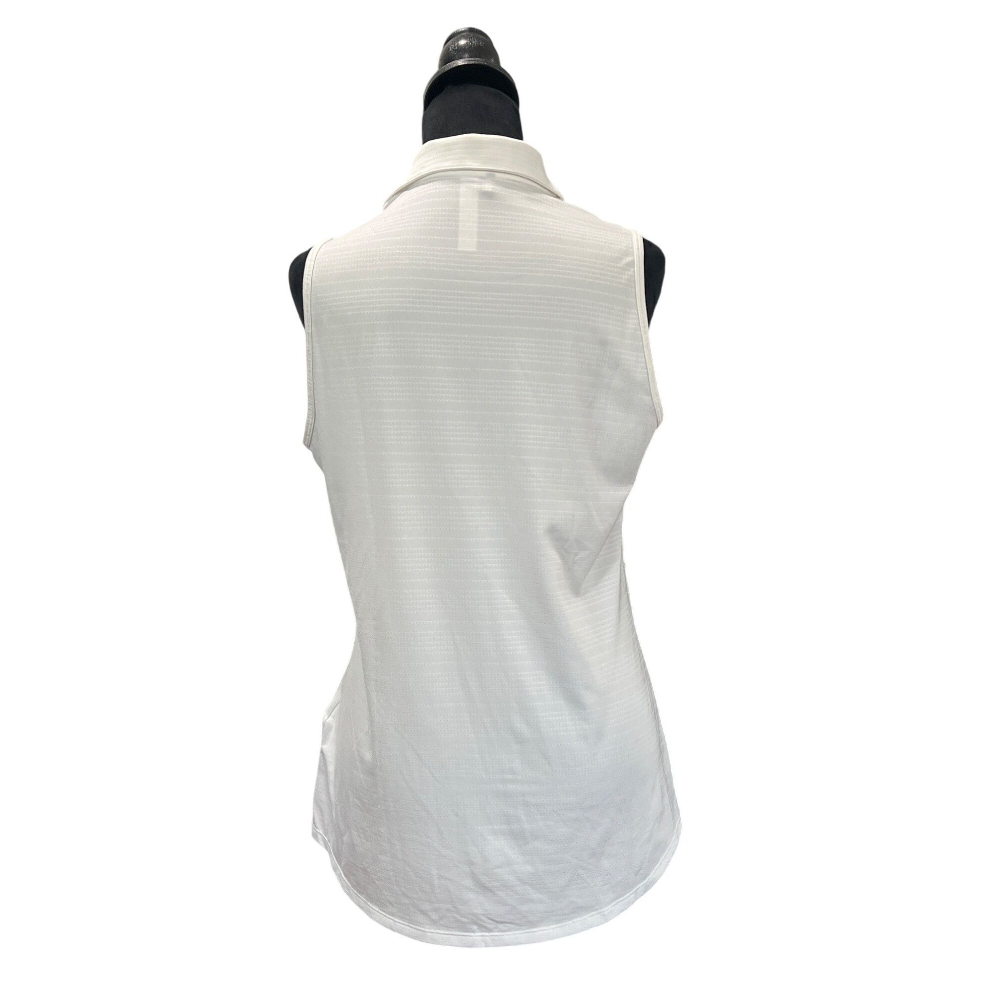 Adidas Adidas Womens White Sleeveless Golf Polo Shirt M Lightweight Size M / US 6-8 / IT 42-44 - 4 Thumbnail