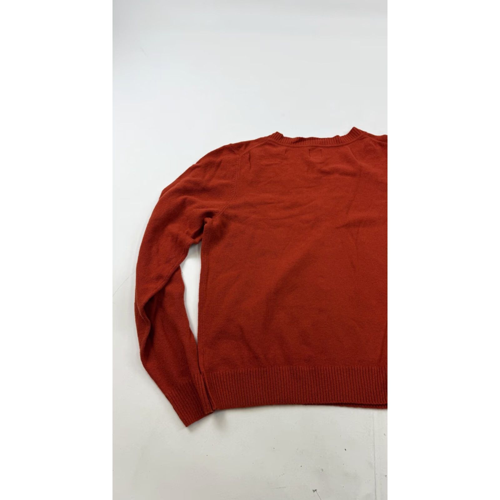 Gap Gap Mens LT Tall Orange V-Neck Cotton Blend Knit Pullover Sweater Casual Shirt? Size US L / EU 52-54 / 3 - 7 Thumbnail