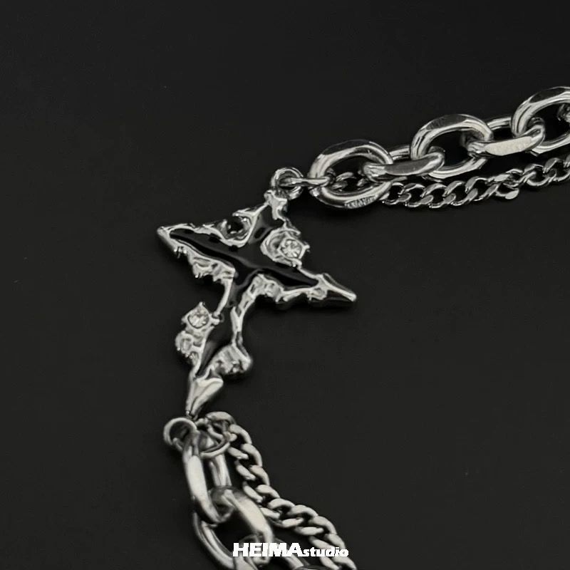 Jewelry Punk Bracelet Y2K Punk Chain Gotch Bracelets Chains Size ONE SIZE - 4 Thumbnail