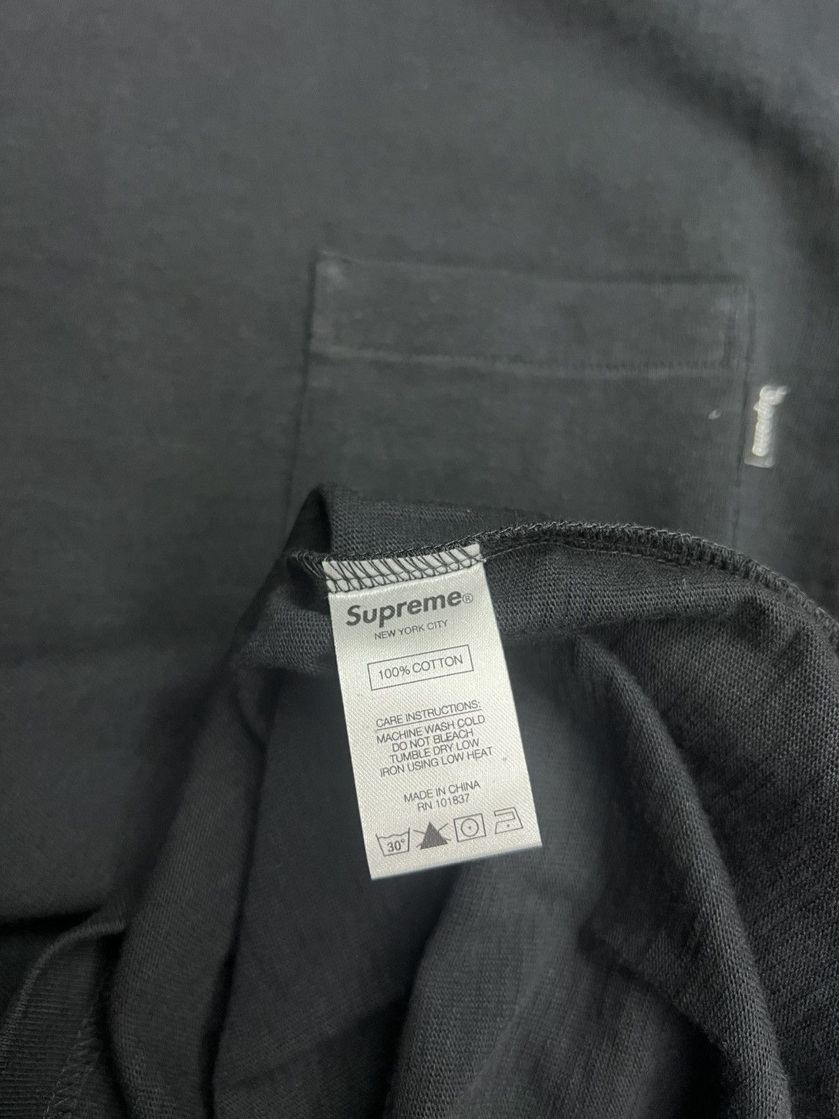 Supreme Supreme Pocket T-Shirt Size US M / EU 48-50 / 2 - 4 Thumbnail