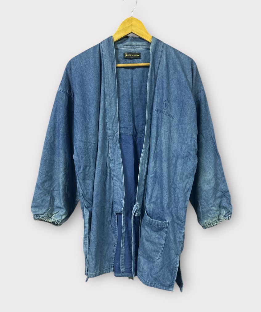 Gianni Valentino Vintage Giani Valentino indigo kimono Size US L / EU 52-54 / 3 - 1 Thumbnail