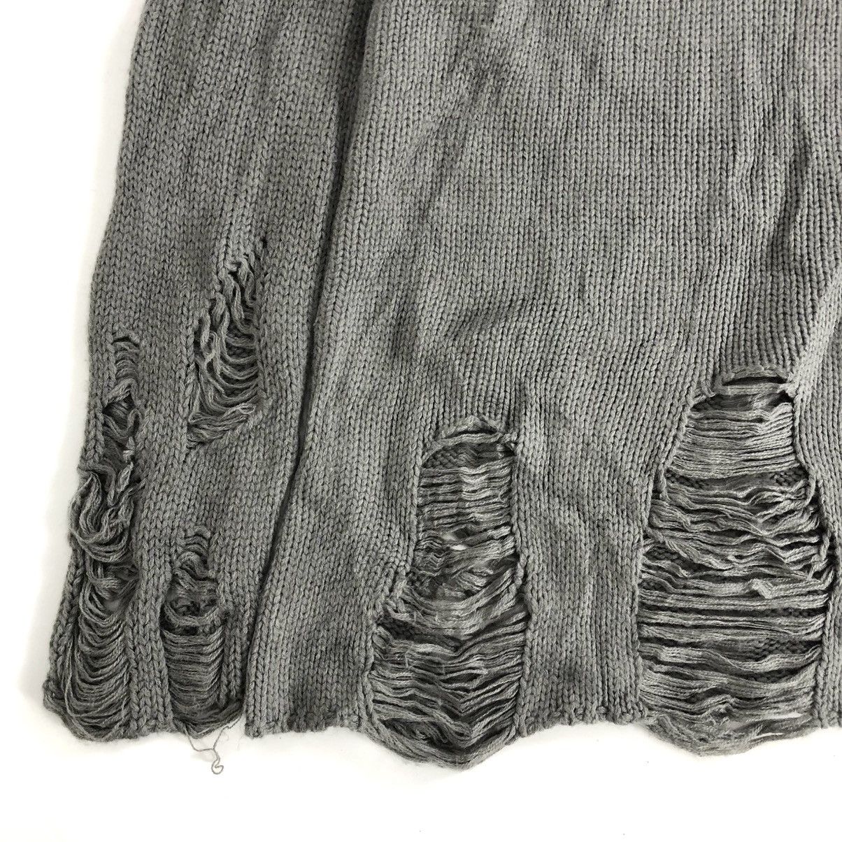 If Six Was Nine × Japanese Brand × Le Grande Bleu (L.G.B.) 2000s Tie Card Log Destroyer Grunge Lgb Punk Style Knitted Size US M / EU 48-50 / 2 - 5 Thumbnail