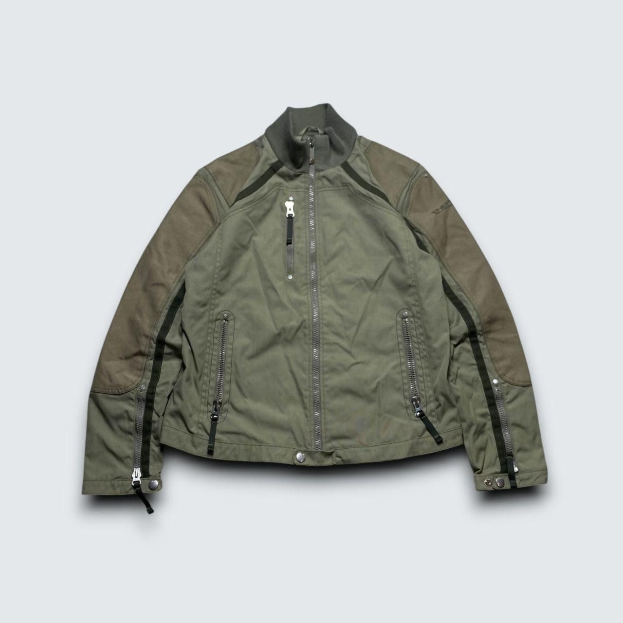 Energie Retro Energie Biker Jacket Khaki XL Size US XL / EU 56 / 4 - 1 Thumbnail