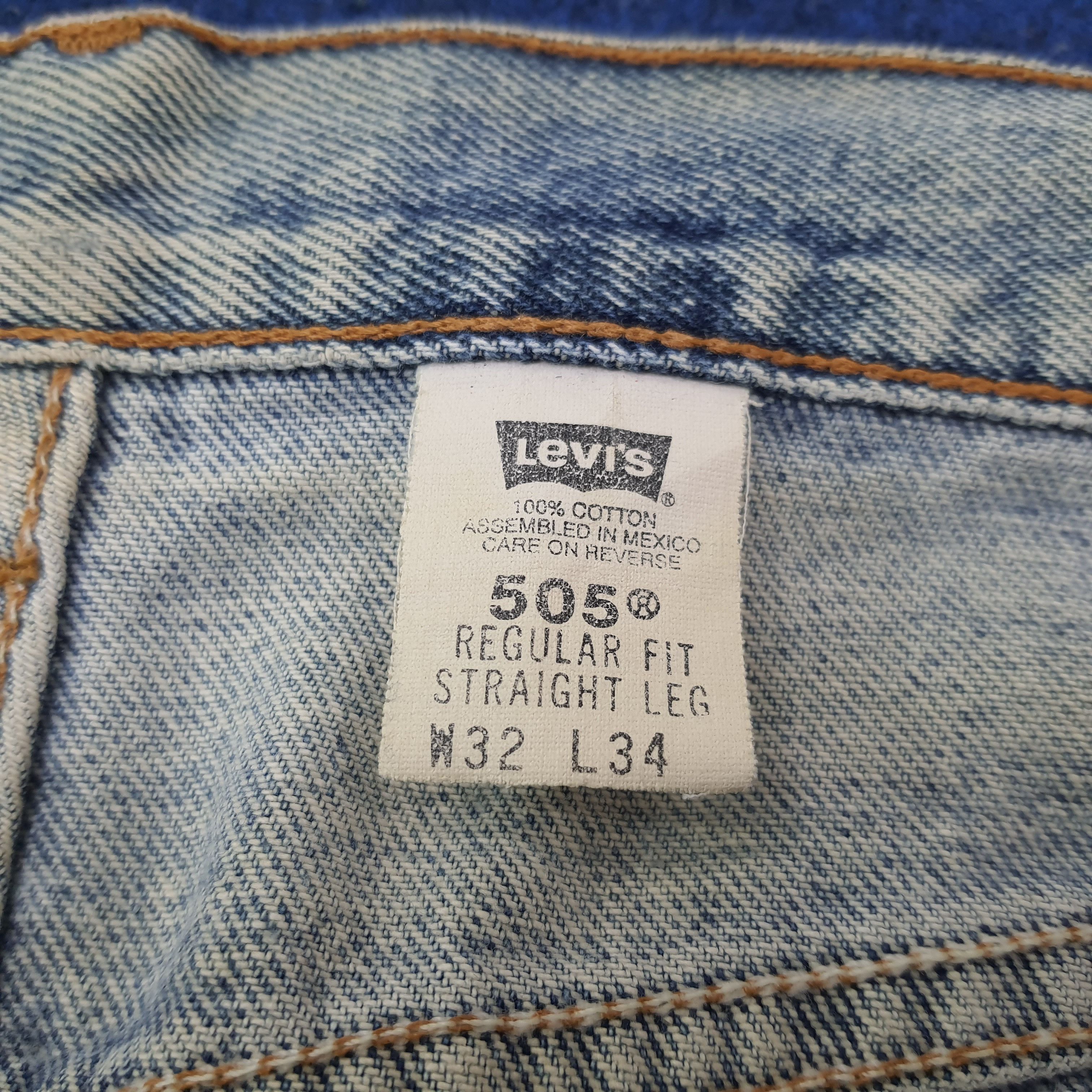 Levi's Vintage Levi's 505 Authentic Red Tab Distressed Jean C228N19 Size US 32 / EU 48 - 8 Thumbnail
