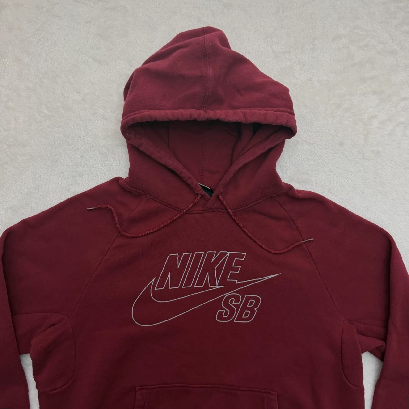 Nike Nike SB Sweater Hoodie Mens Large Red Fleece Pullover Skateboarding Shirt Size US L / EU 52-54 / 3 - 2 Thumbnail