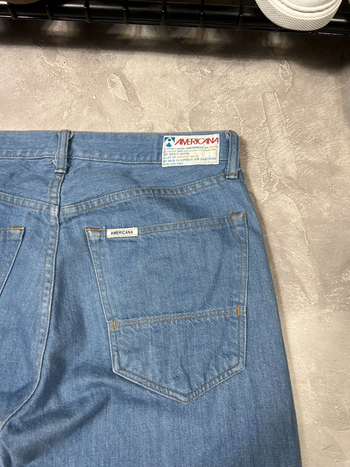 Vintage Vintage Japanese Brand Americana Blue Jeans Size 30" / US 8 / IT 44 - 4 Thumbnail