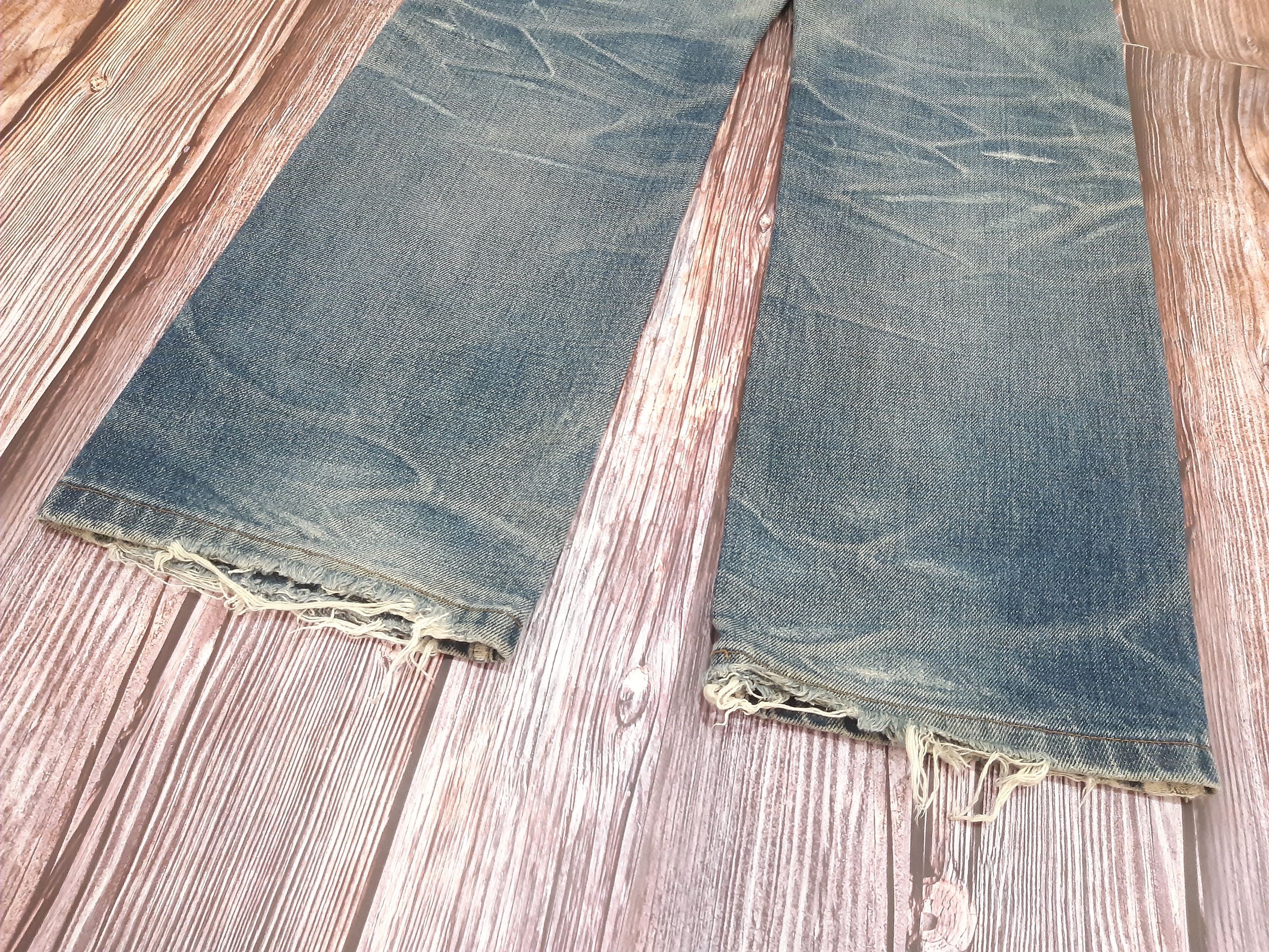 A.P.C. APC Jeans Patchworks Vintage Distressed Size US 31 - 18 Thumbnail