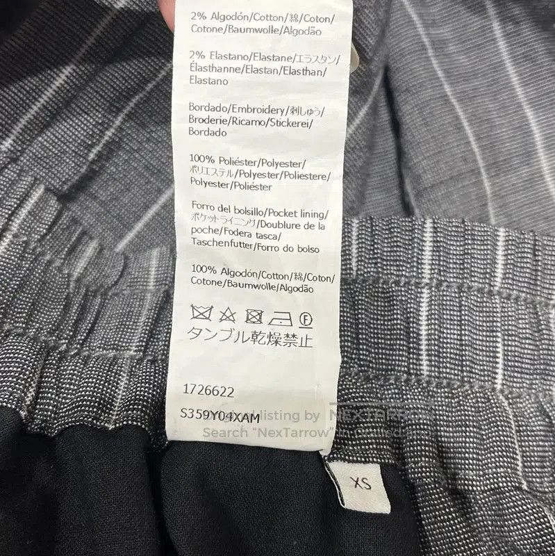 Loewe Loewe Gray Wool Embroidered Striped Relaxed Pants . Size 22" - 5 Thumbnail