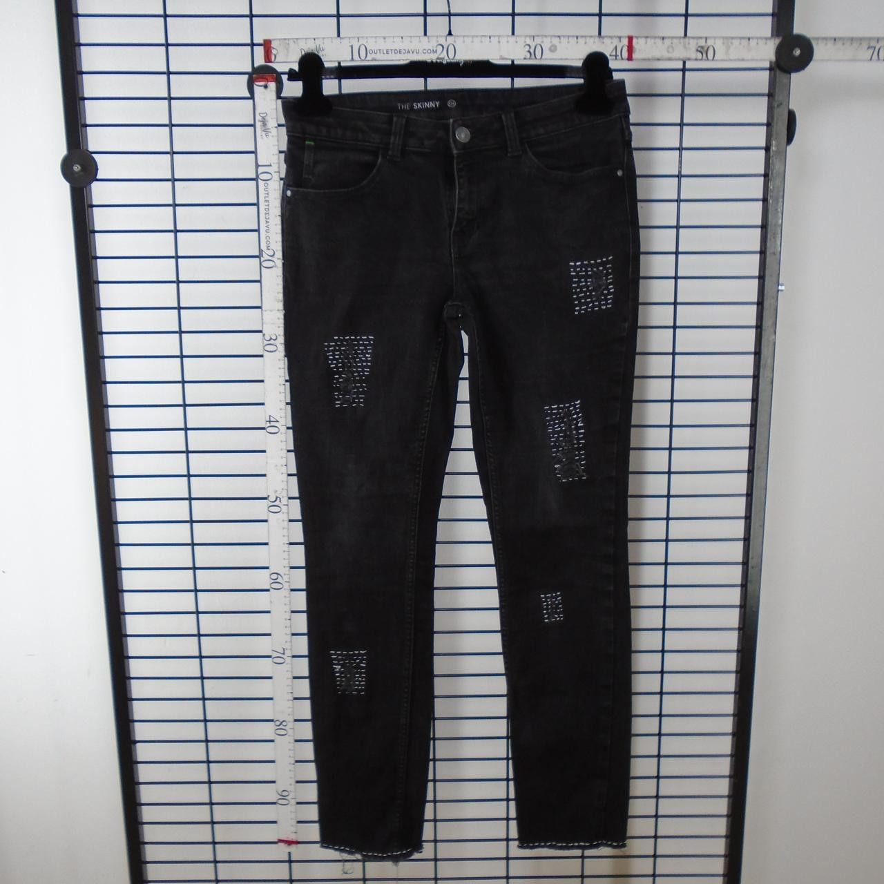 C&A Women's Jeans C&A. Black. M. Used. Good Size 28" / US 6 / IT 42 - 2 Thumbnail