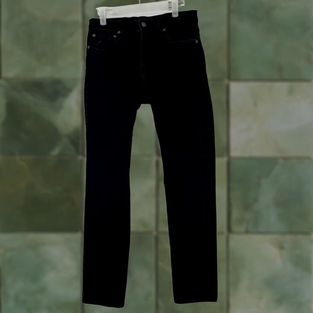 J.Crew J.Crew Jeans Women's 29x30 Black Mid-Rise Skinny 5-Pocket Denim Stretch Cotton Blend Regular Mens? Size 29" - 1 Thumbnail