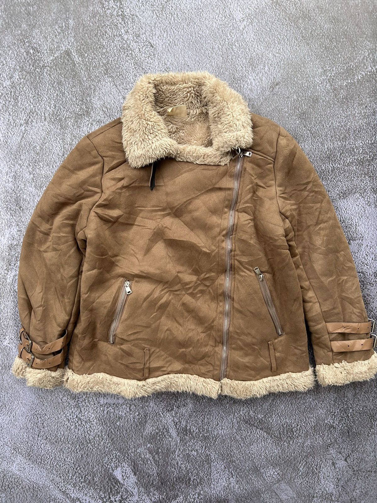 Japanese Brand NAK21 Assymetrical fur zipper winter style Ifsixwasnine lgb Size US L / EU 52-54 / 3 - 1 Thumbnail