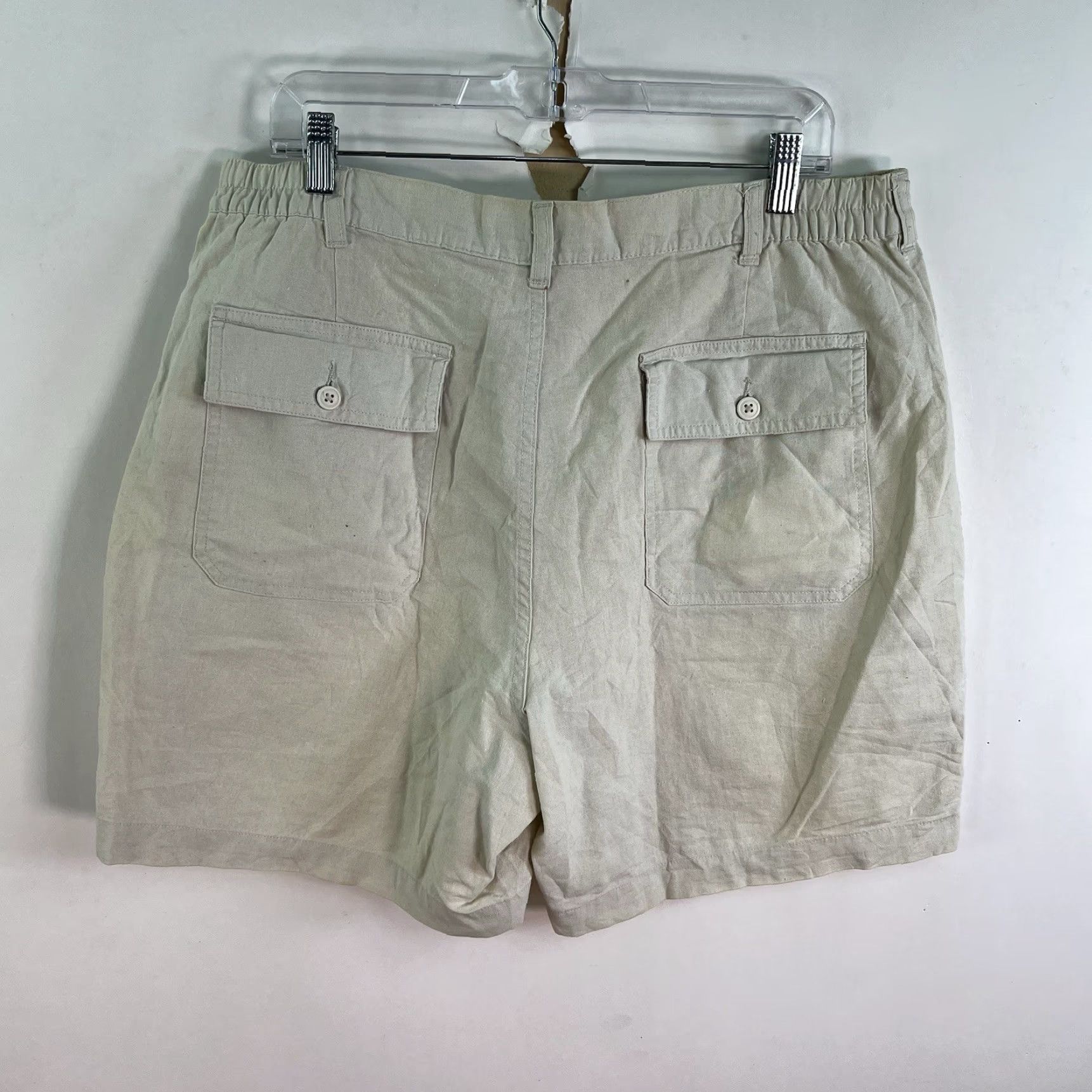 Vintage Savlle Row Casual Bermuda Shorts Mens Size 36 Beige 7-Inch Inseam Classic Fit Outdoor Travel Size US 36 / EU 52 - 5 Thumbnail