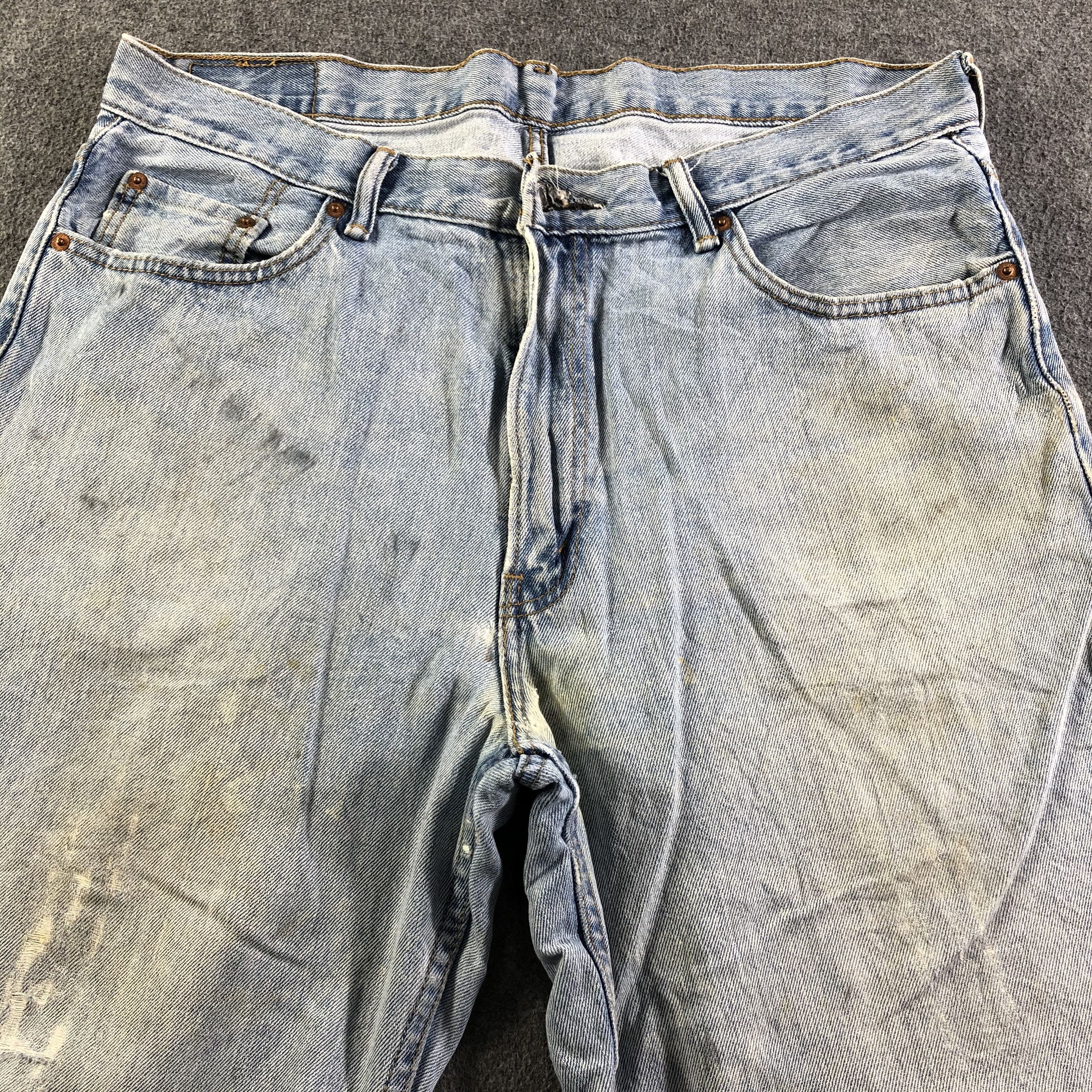 Levi's Vintage Light Wash Levis 550 Jeans-J3516 Size US 37 - 3 Thumbnail