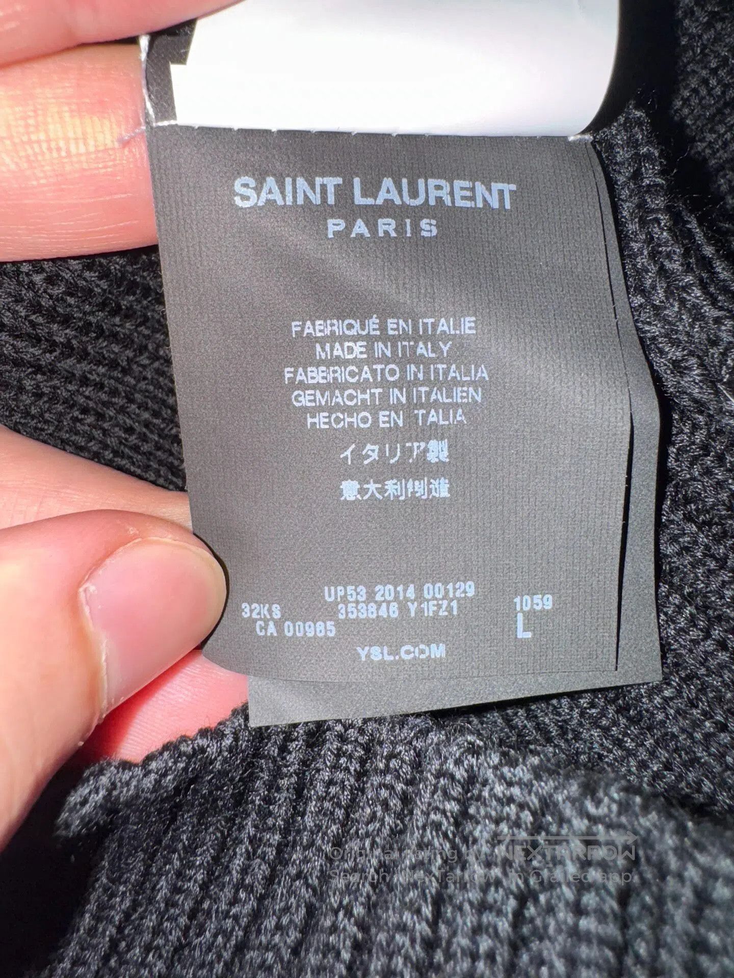 Saint Laurent Paris Saint Laurent Paris Original year leopard print leather sw Size US L / EU 52-54 / 3 - 4 Thumbnail