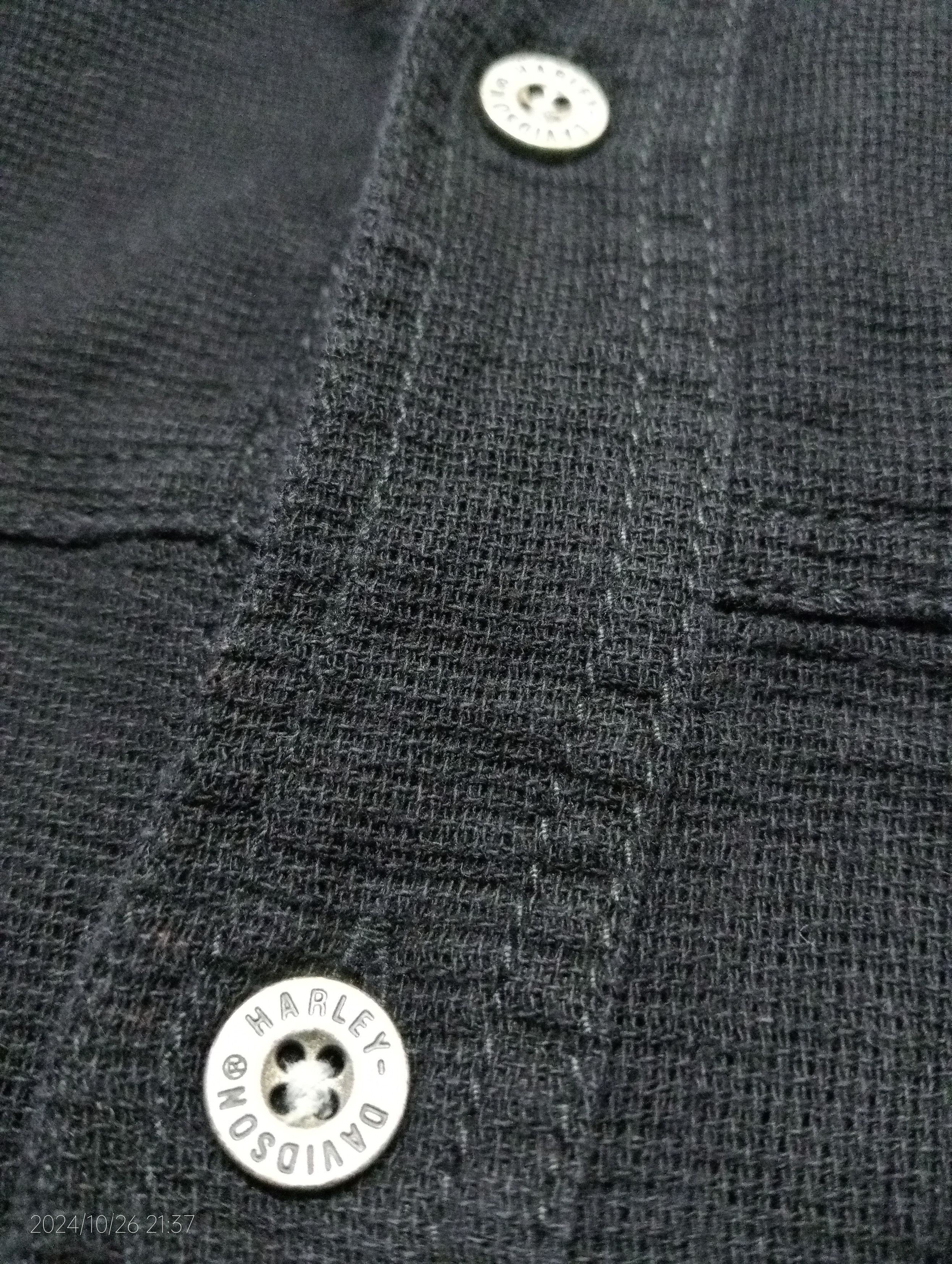 Harley Davidson VTG Harley-Davidson Embroidery Button Up Long Sleeve Shirt Size US XL / EU 56 / 4 - 13 Thumbnail
