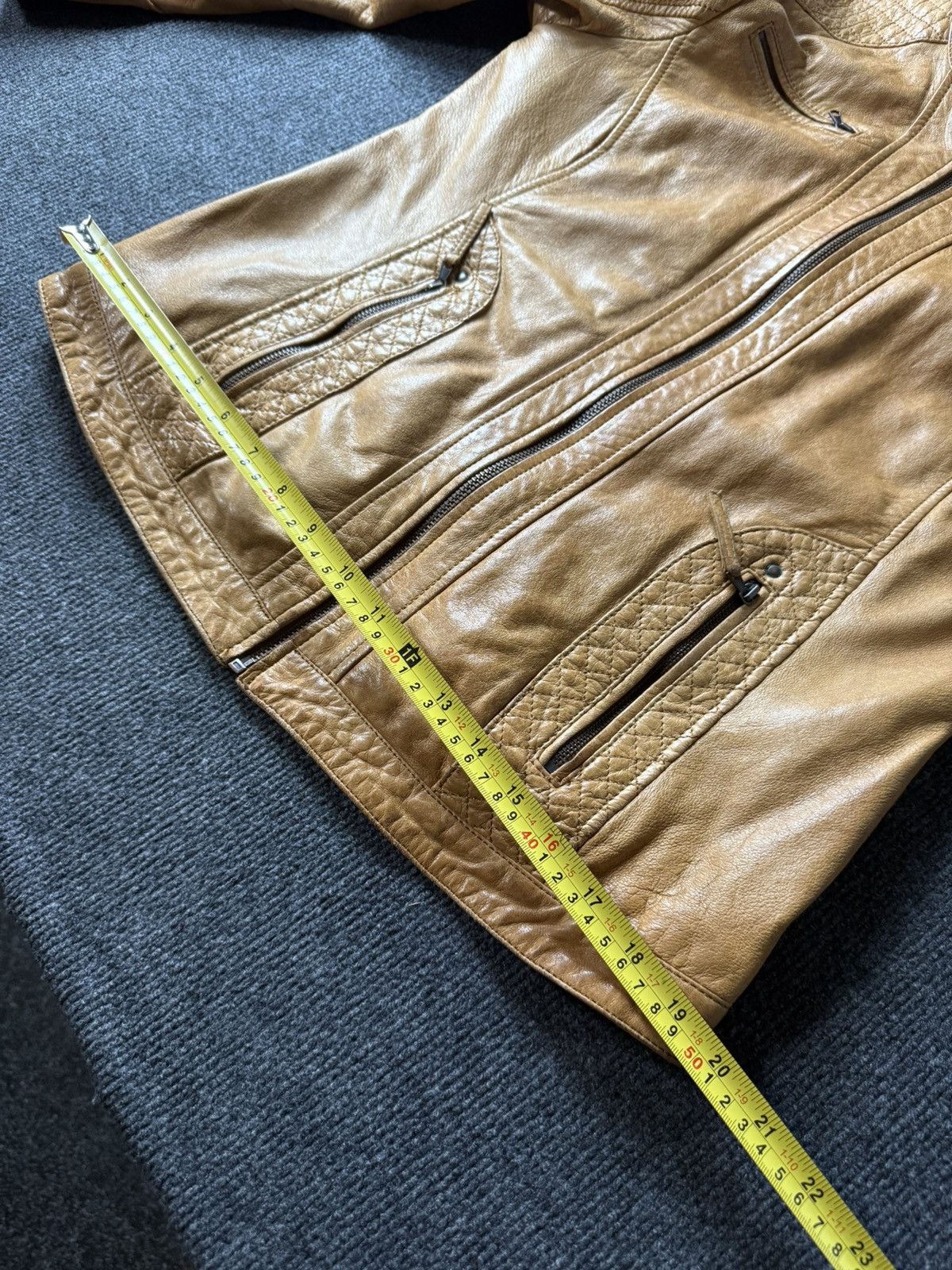 Genuine Leather Archive Y2K Leather Biker Moto Avant Garde Jacket Cafe Racer Size L / US 10 / IT 46 - 17 Thumbnail