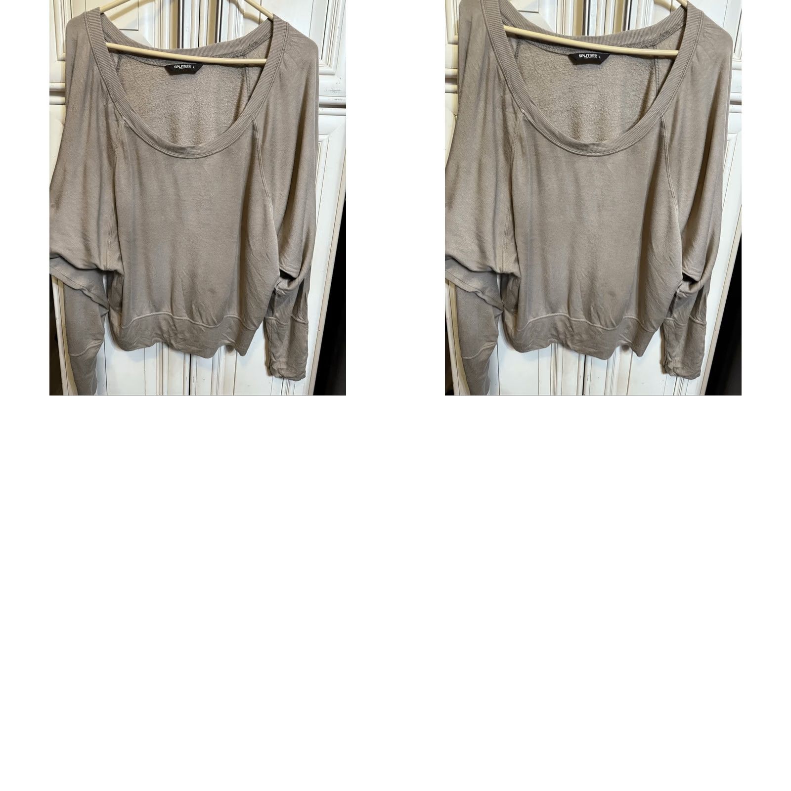 Splits59 Splits59 Women's Indy Dolman Sleeve Fleece Pullover Sweatshirt Tan Large Size L / US 10 / IT 46 - 8 Thumbnail